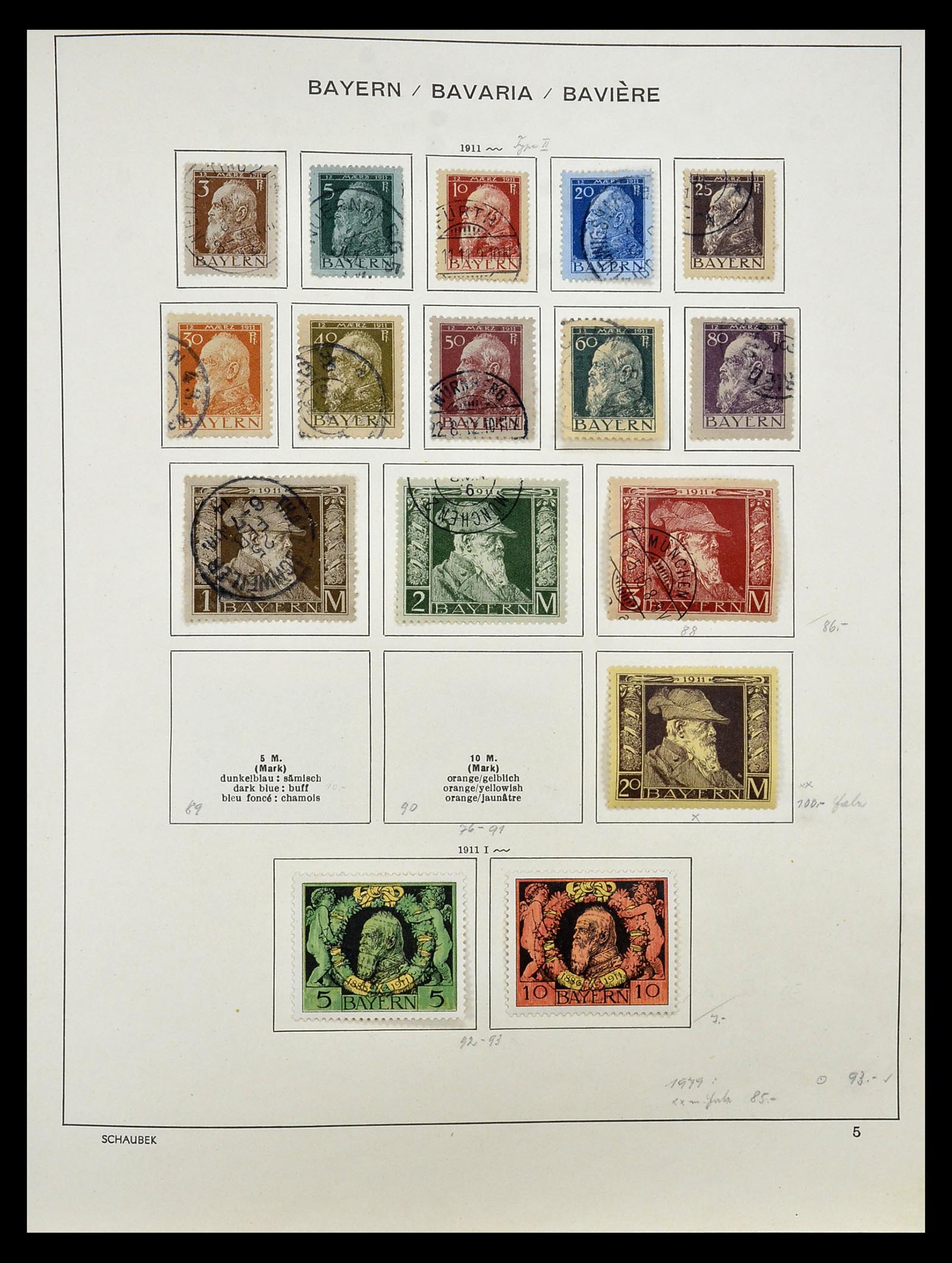 34916 009 - Stamp Collection 34916 Old German States 1849-1920.