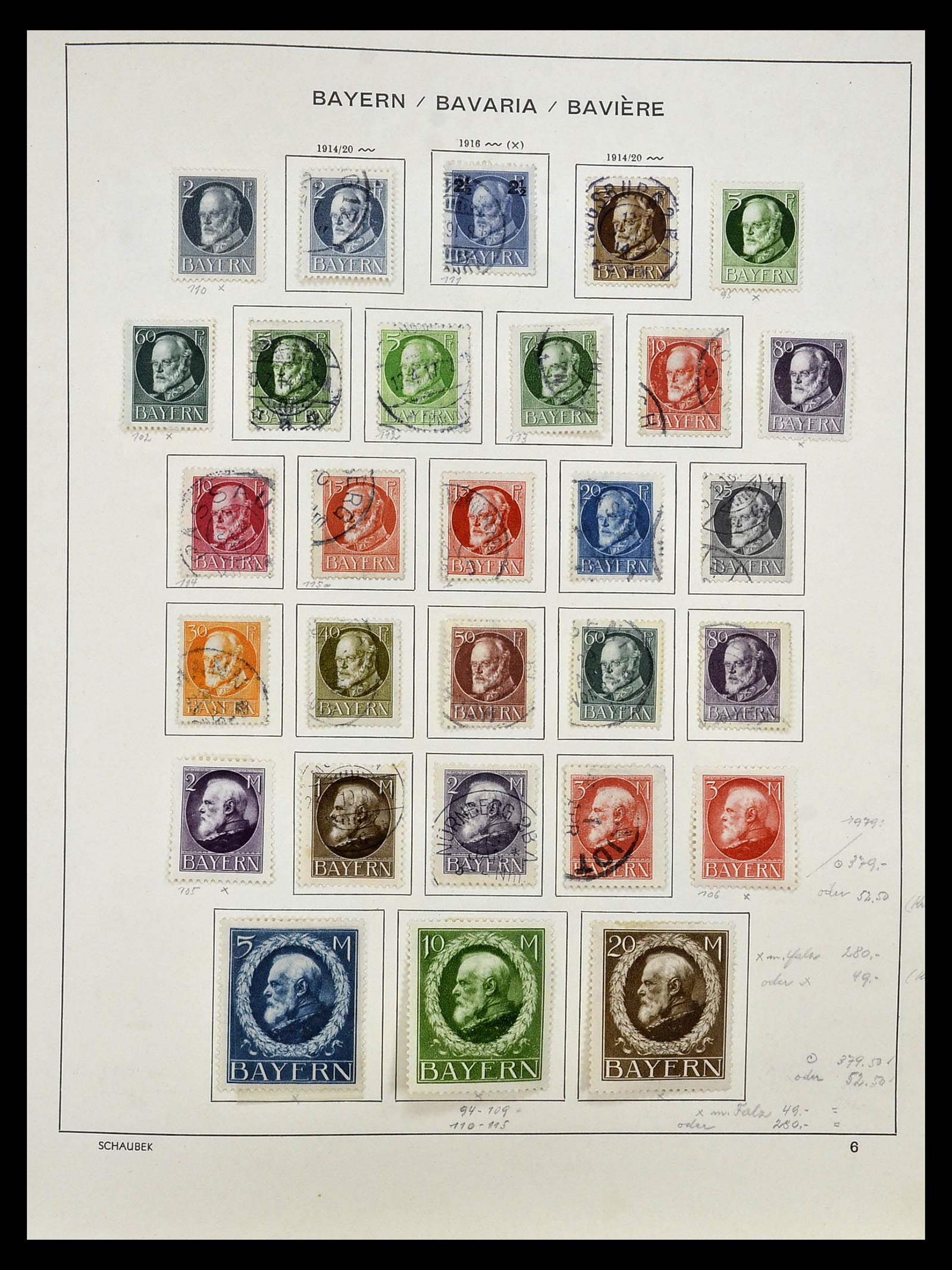 34916 011 - Stamp Collection 34916 Old German States 1849-1920.