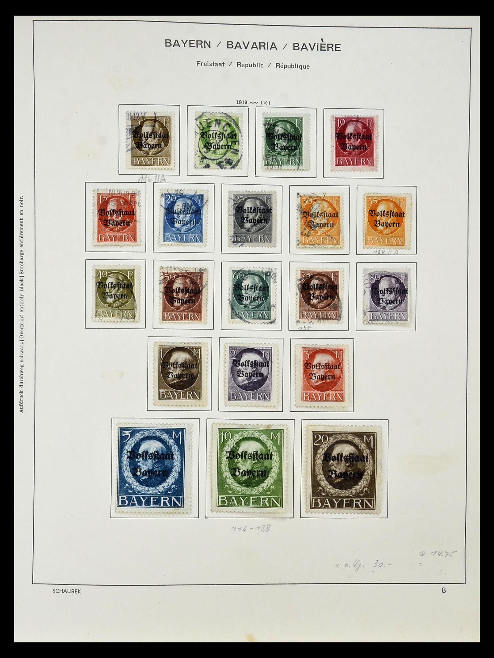 34916 013 - Stamp Collection 34916 Old German States 1849-1920.