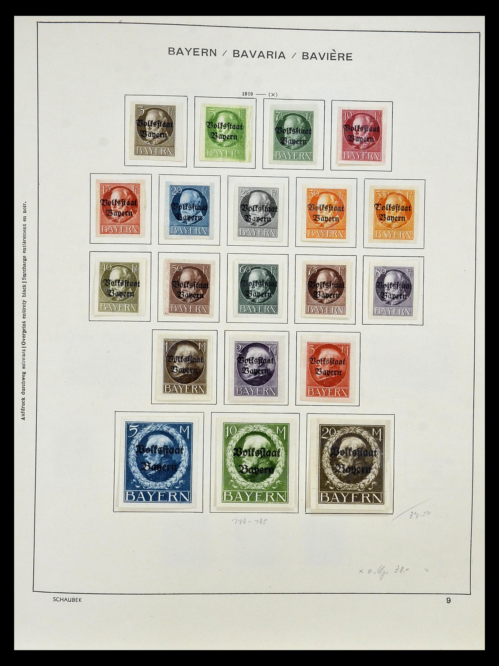 34916 014 - Stamp Collection 34916 Old German States 1849-1920.