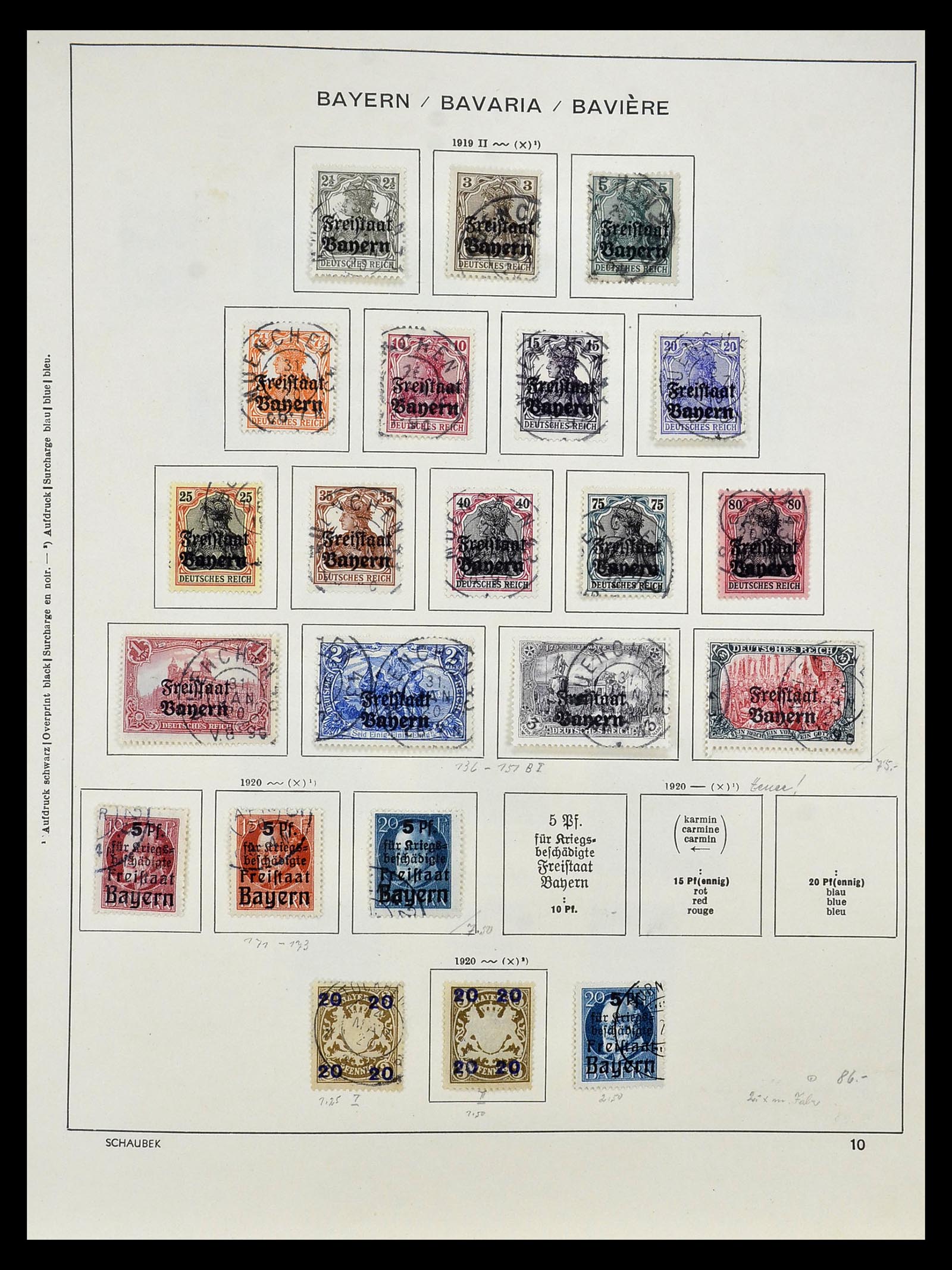 34916 015 - Stamp Collection 34916 Old German States 1849-1920.
