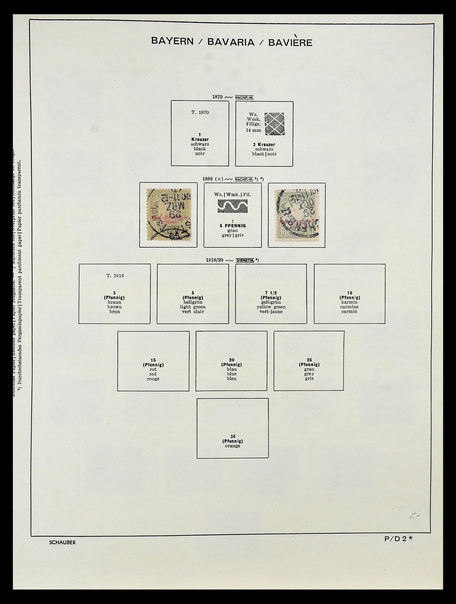 34916 020 - Stamp Collection 34916 Old German States 1849-1920.