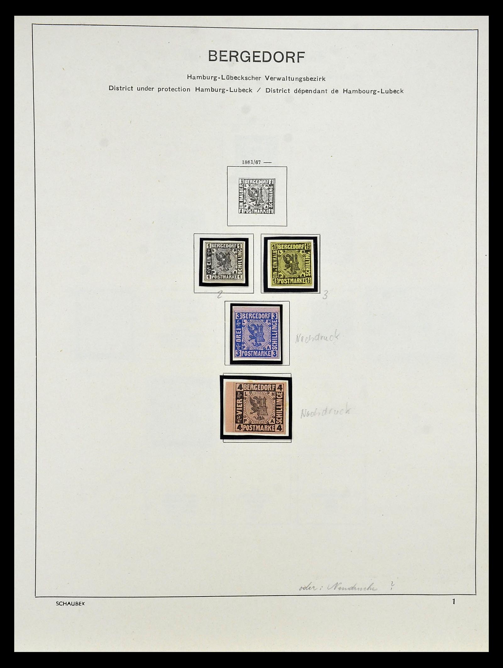 34916 023 - Postzegelverzameling 34916 Oud Duitse Staten 1849-1920.