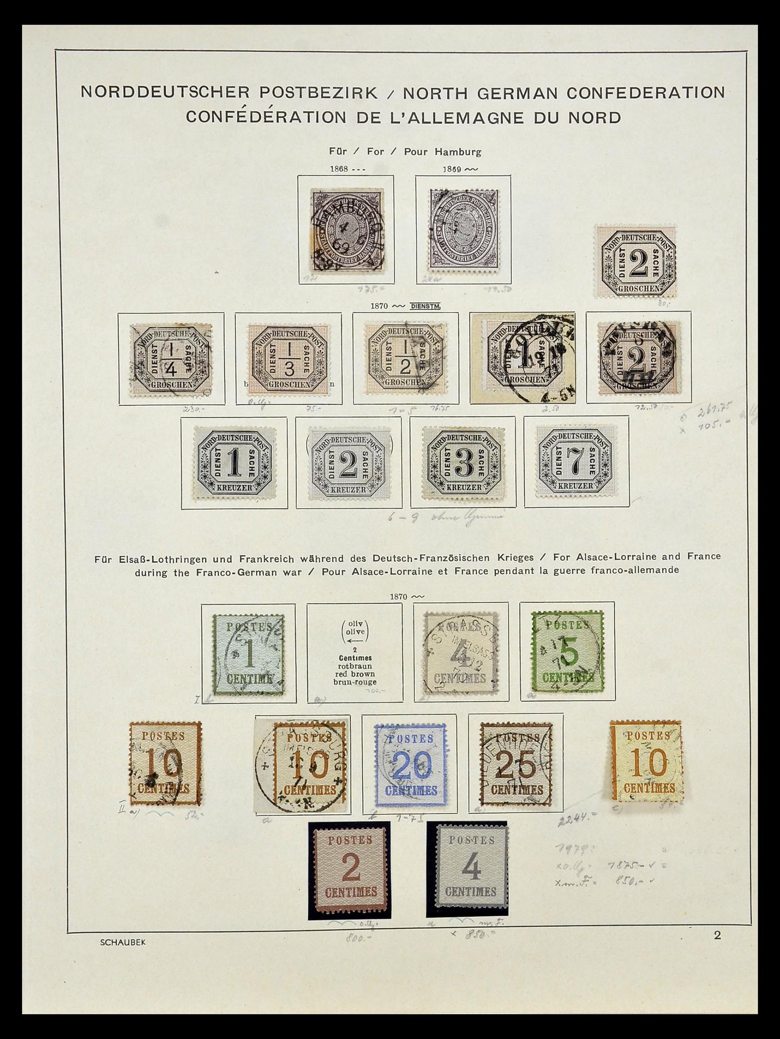 34916 027 - Postzegelverzameling 34916 Oud Duitse Staten 1849-1920.