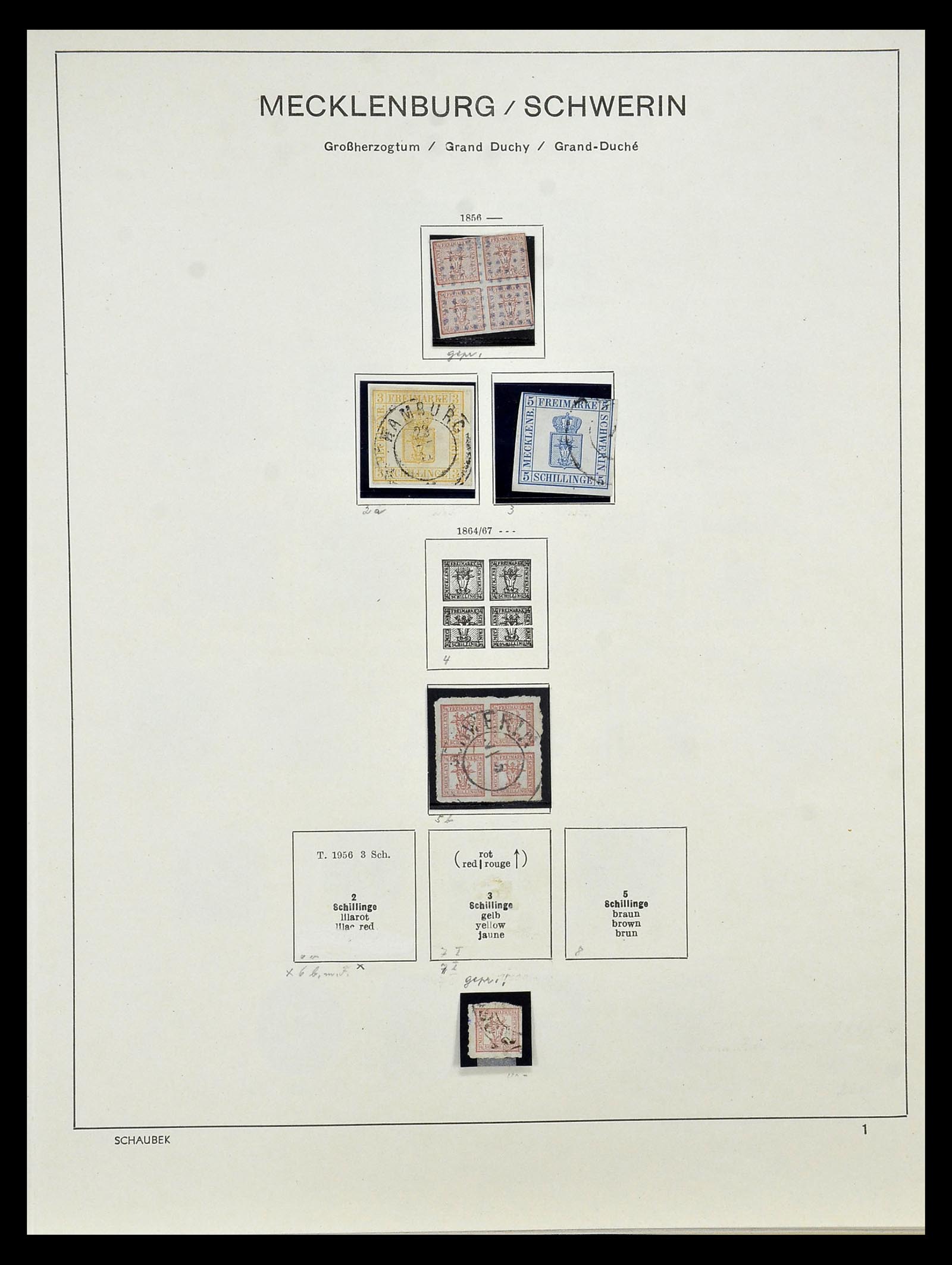 34916 034 - Postzegelverzameling 34916 Oud Duitse Staten 1849-1920.