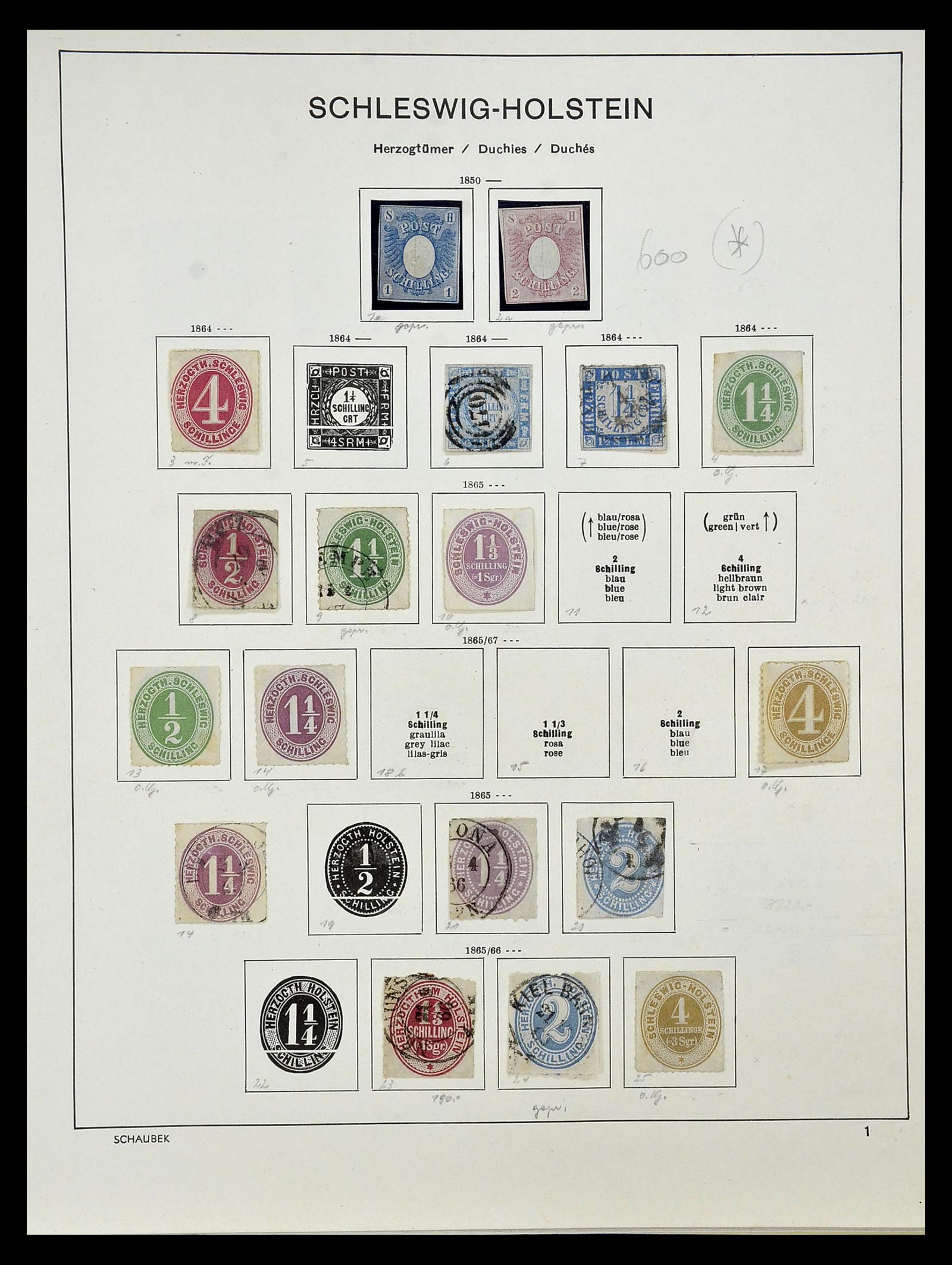 34916 035 - Postzegelverzameling 34916 Oud Duitse Staten 1849-1920.