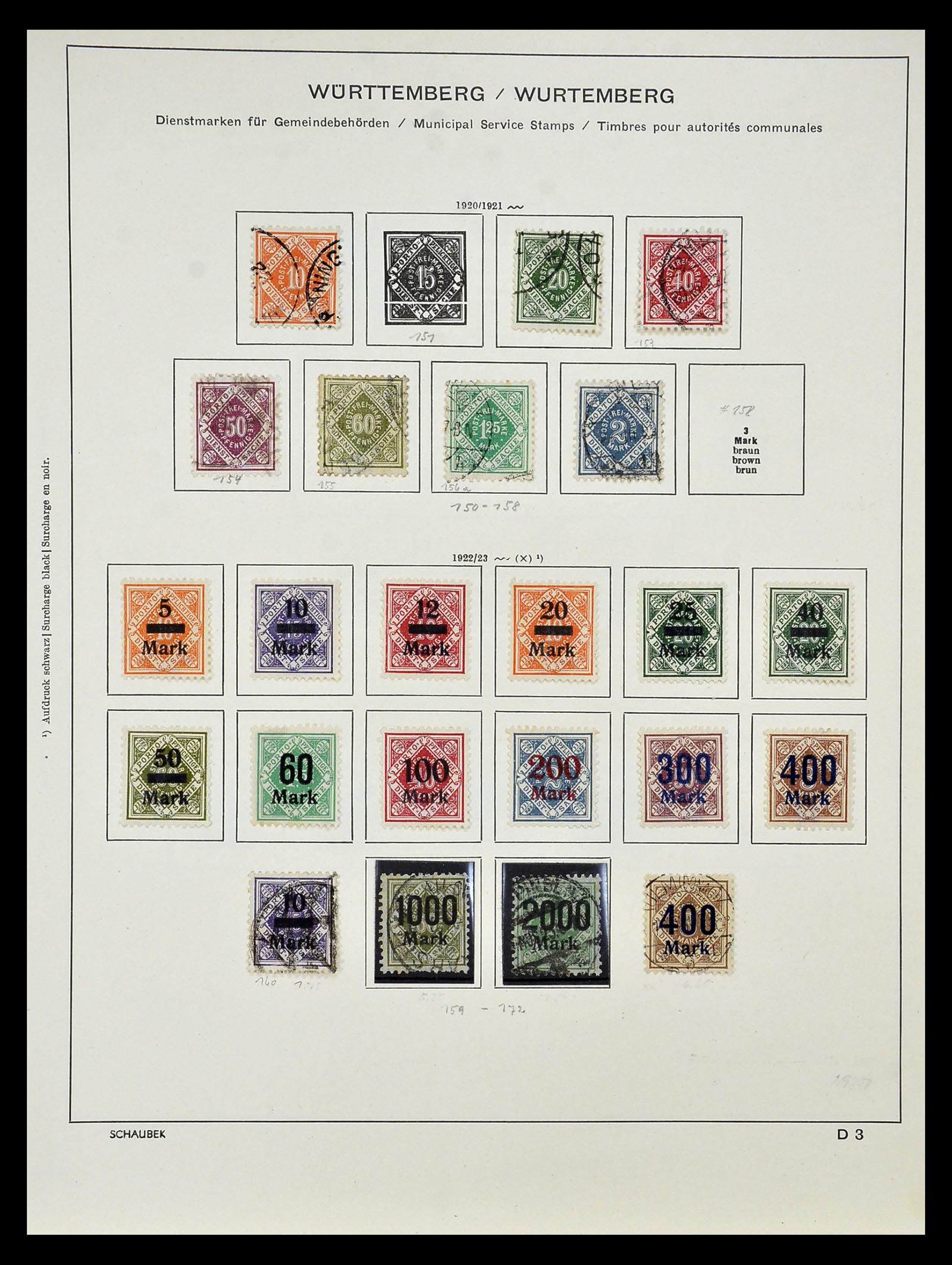 34916 041 - Stamp Collection 34916 Old German States 1849-1920.