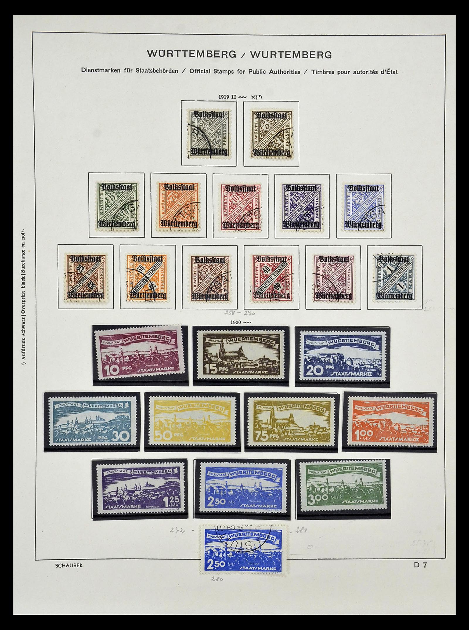 34916 045 - Stamp Collection 34916 Old German States 1849-1920.