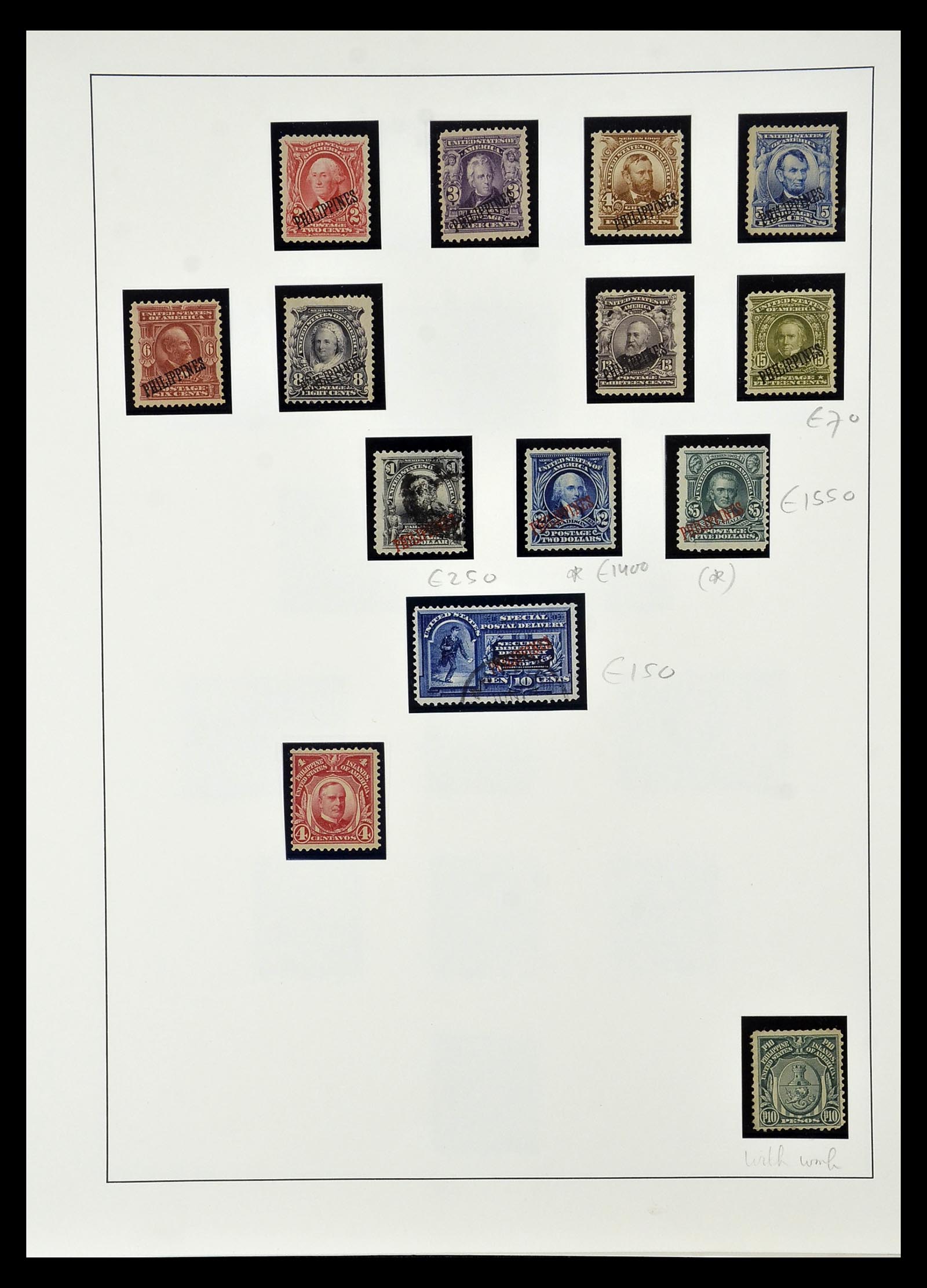 34917 002 - Postzegelverzameling 34917 Filippijnen 1899-1945.