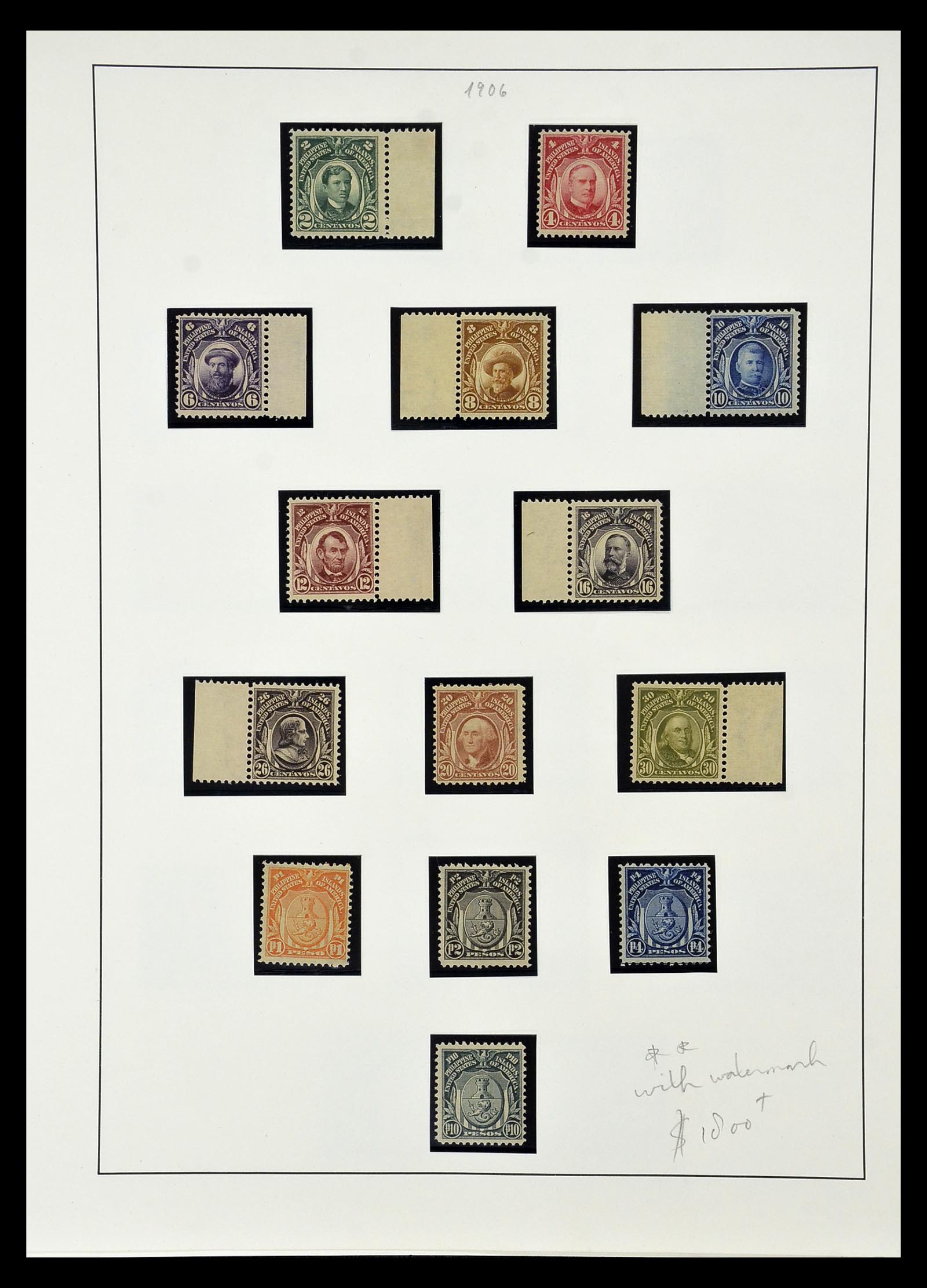 34917 003 - Postzegelverzameling 34917 Filippijnen 1899-1945.