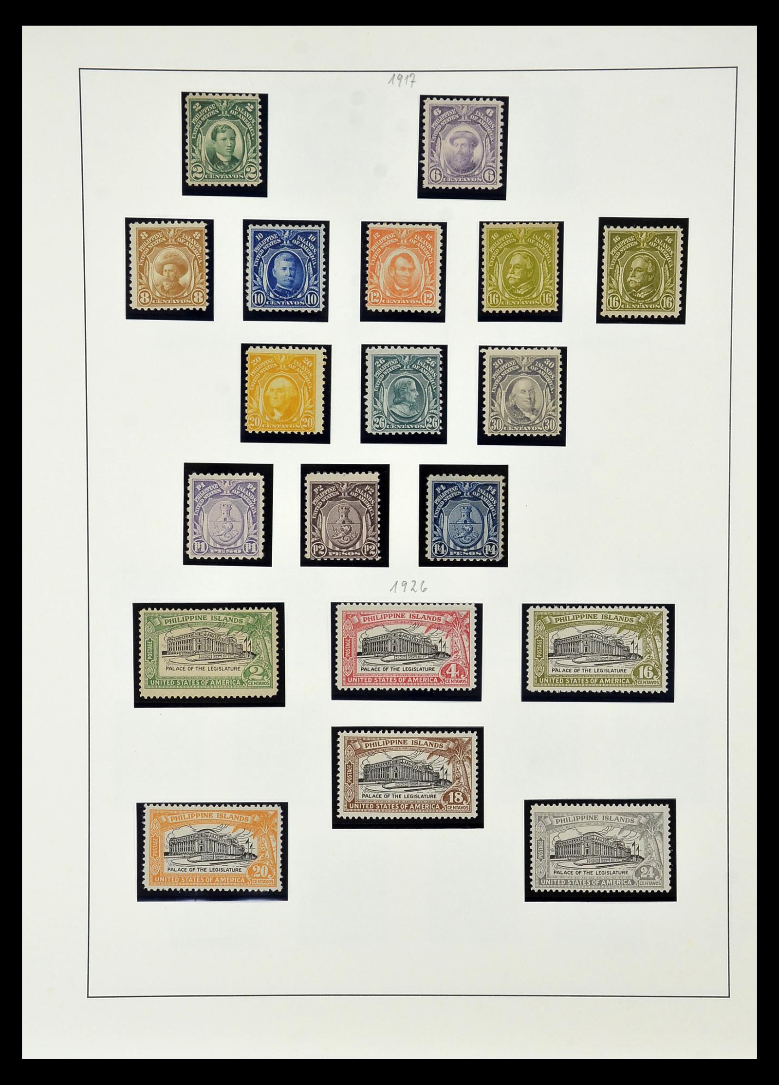 34917 005 - Postzegelverzameling 34917 Filippijnen 1899-1945.