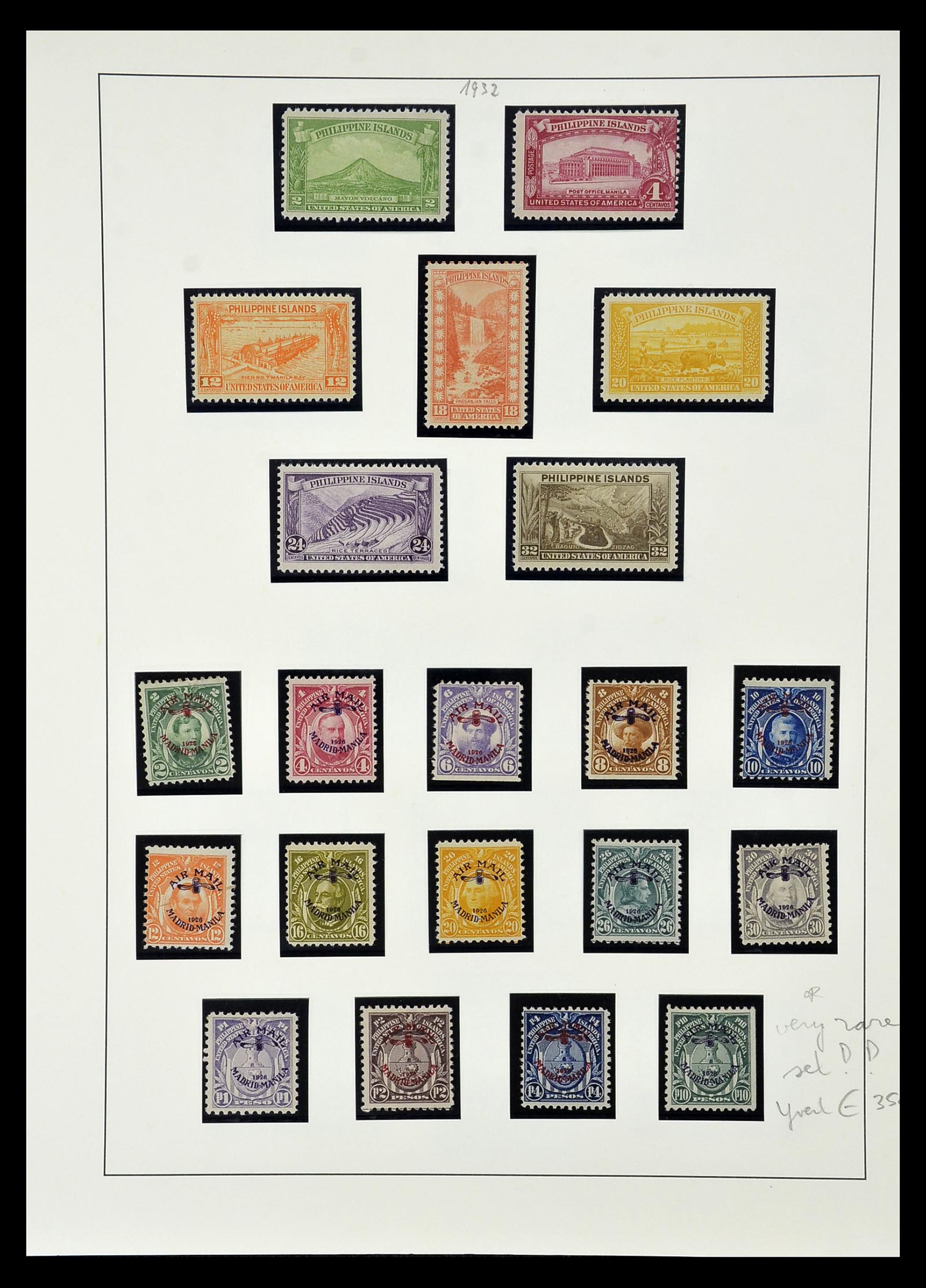 34917 006 - Stamp Collection 34917 Philippines 1899-1945.