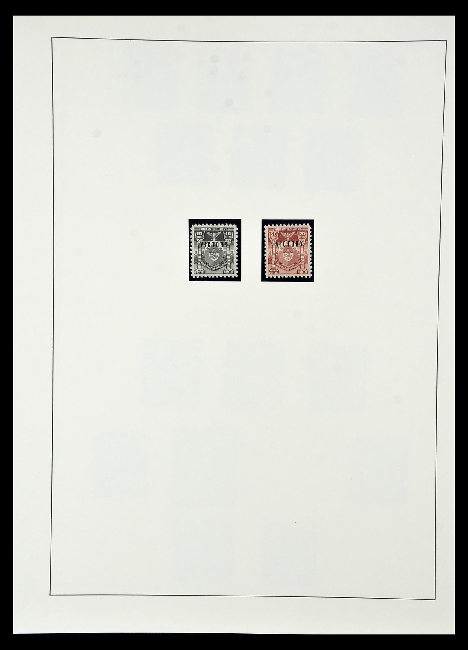 34917 008 - Postzegelverzameling 34917 Filippijnen 1899-1945.