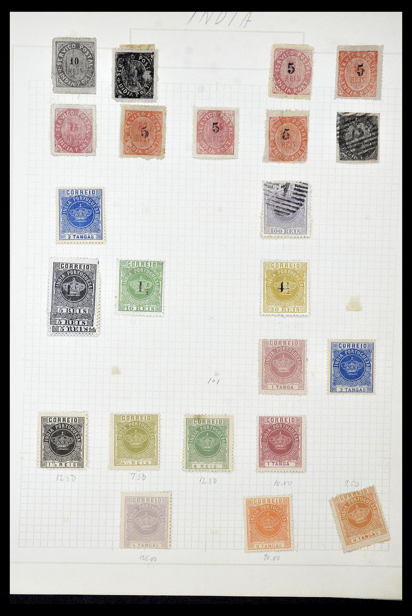 34922 003 - Postzegelverzameling 34922 Portugese koloniën 1871-1951.