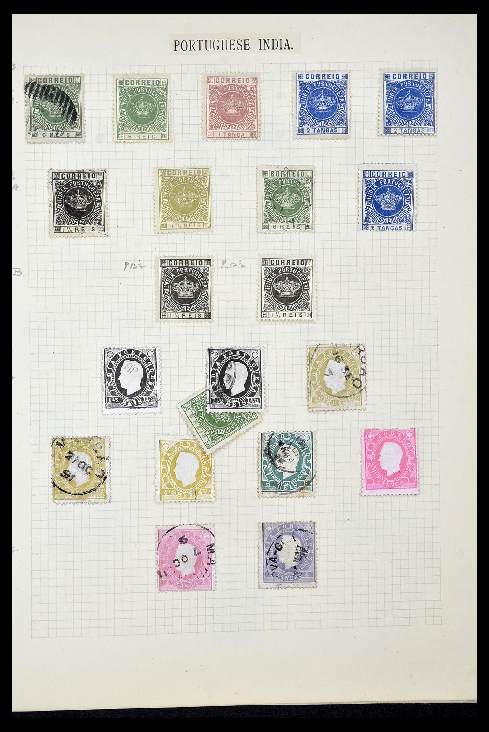 34922 007 - Postzegelverzameling 34922 Portugese koloniën 1871-1951.