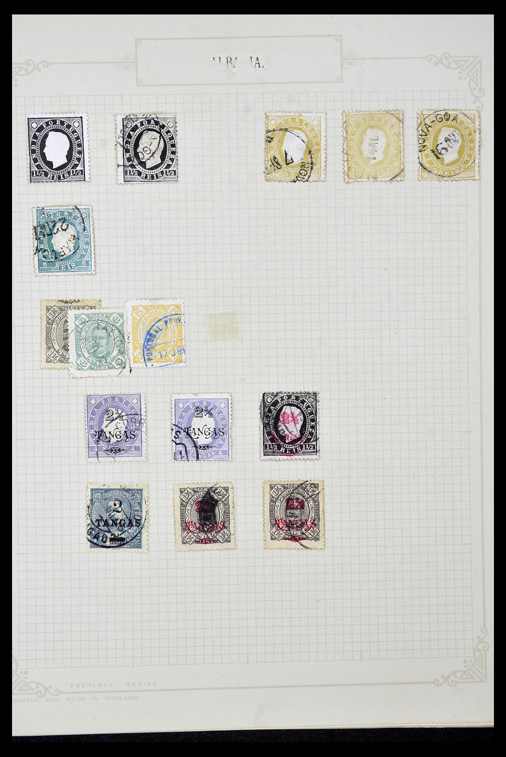34922 009 - Postzegelverzameling 34922 Portugese koloniën 1871-1951.