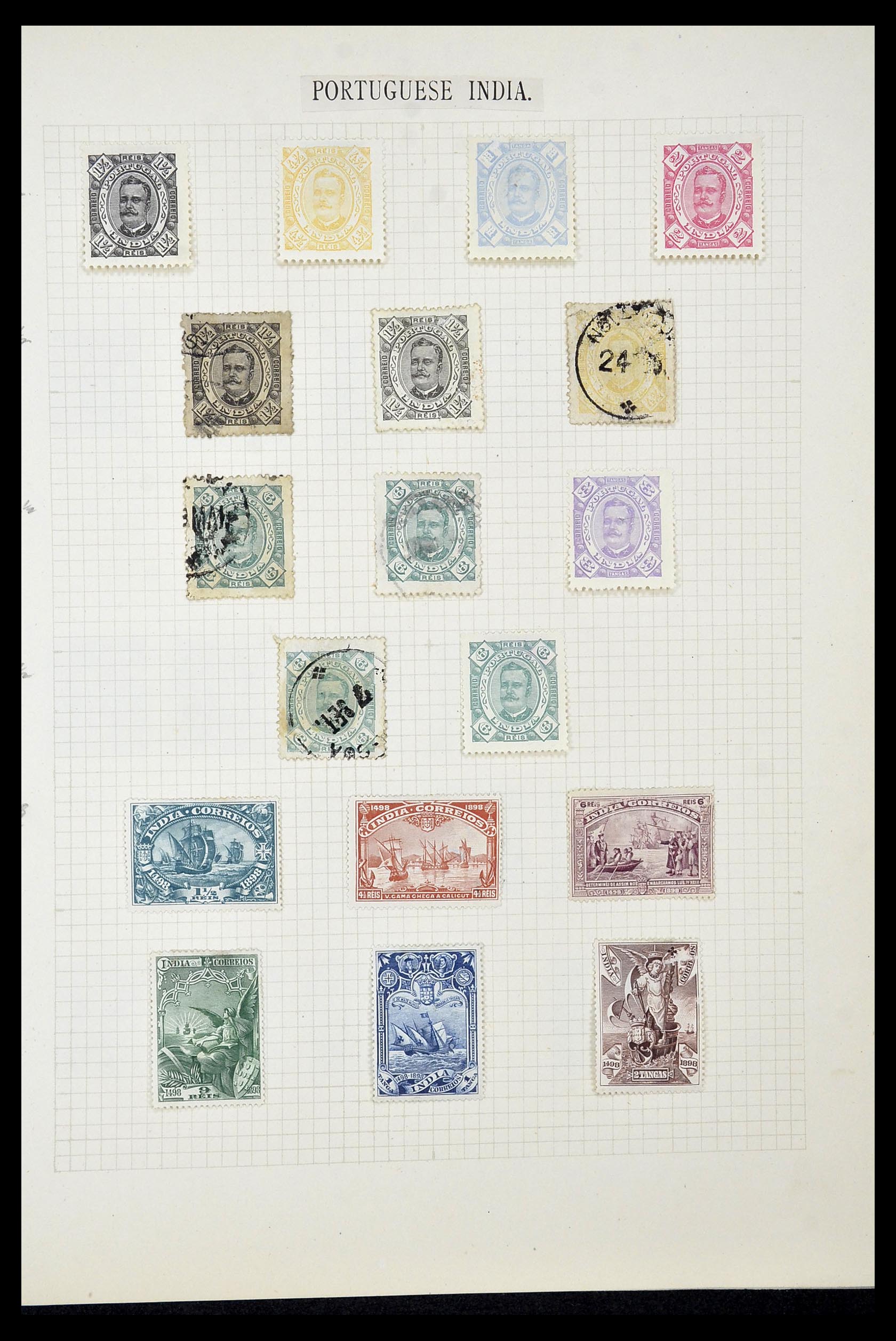 34922 010 - Postzegelverzameling 34922 Portugese koloniën 1871-1951.