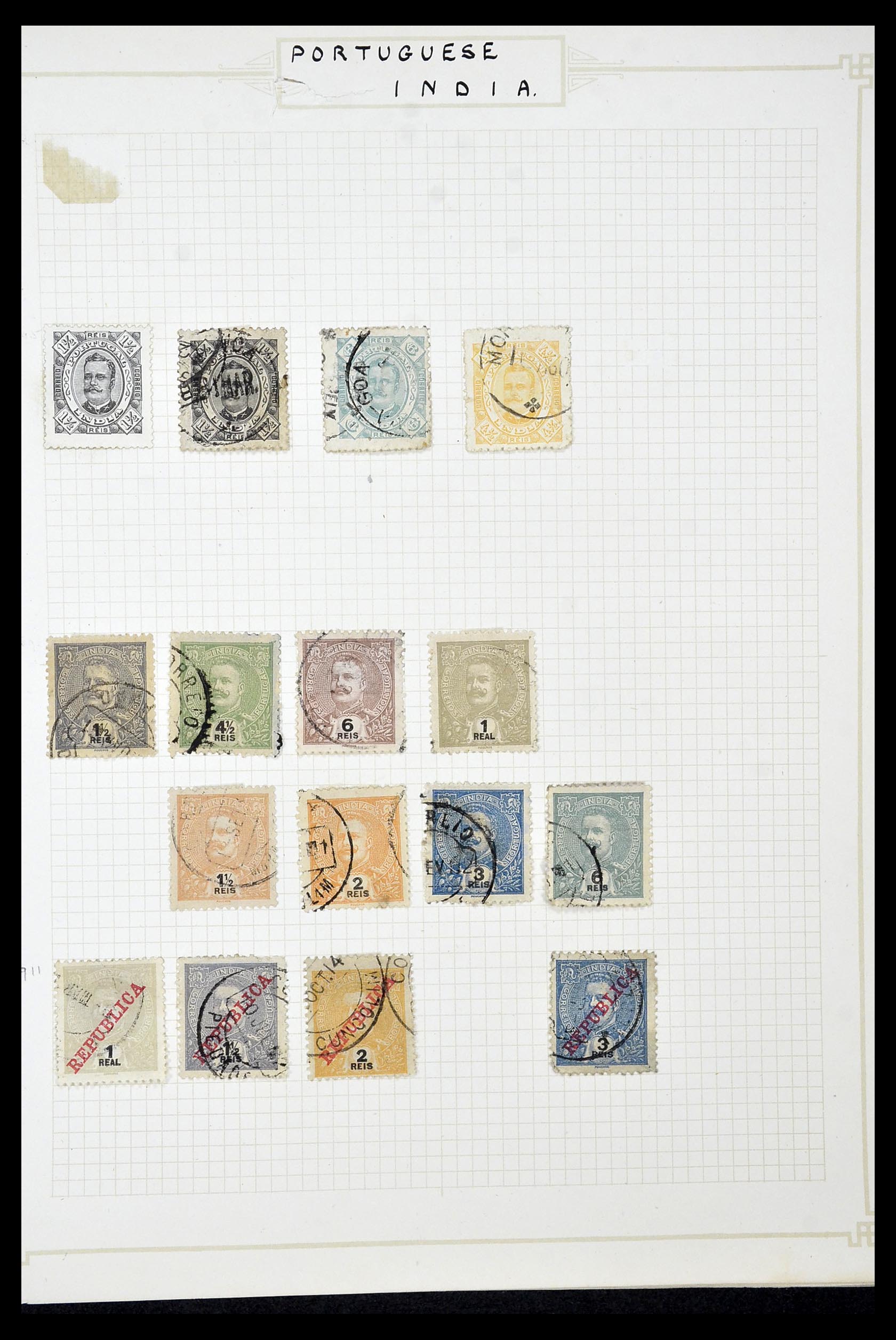 34922 011 - Postzegelverzameling 34922 Portugese koloniën 1871-1951.