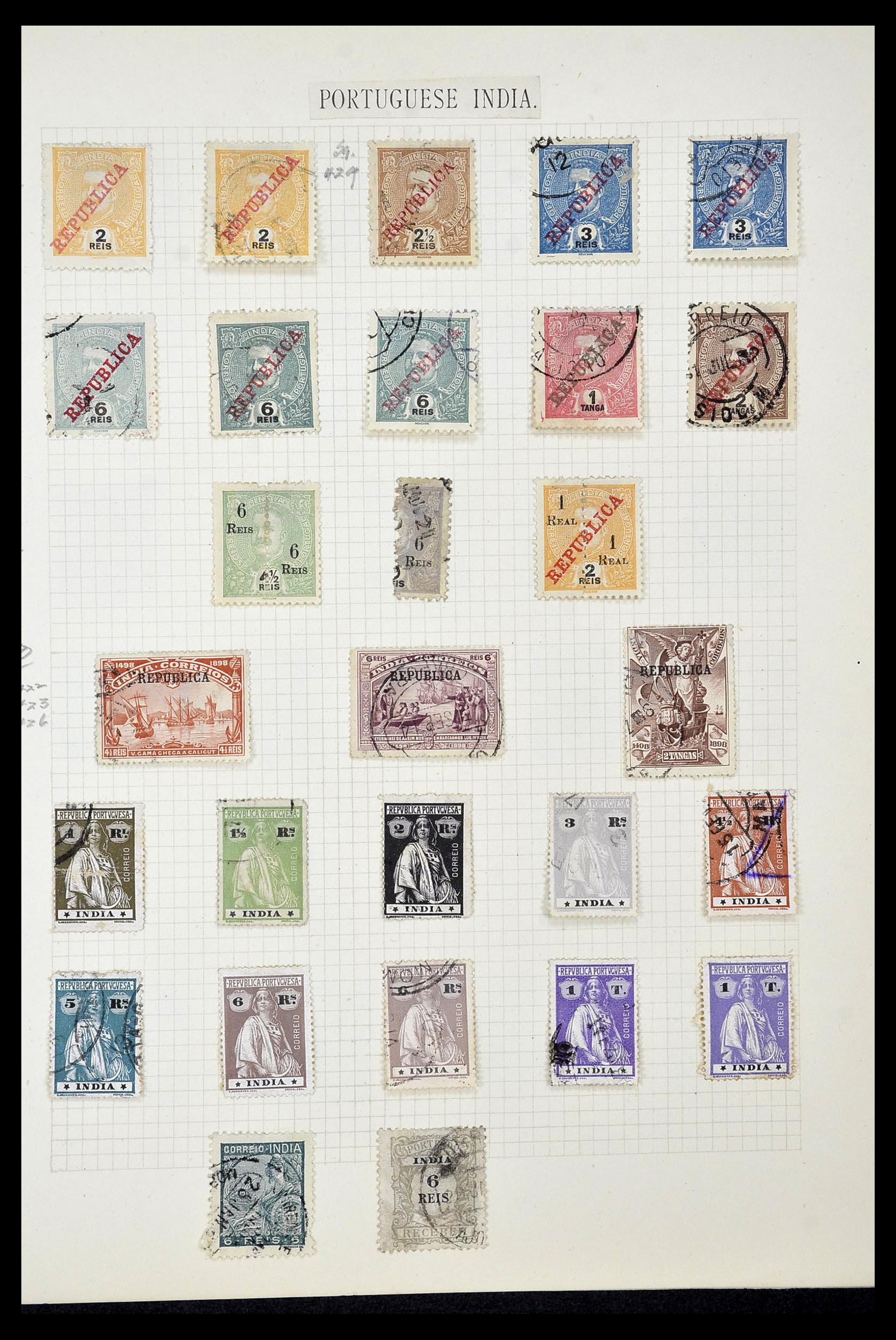 34922 015 - Postzegelverzameling 34922 Portugese koloniën 1871-1951.