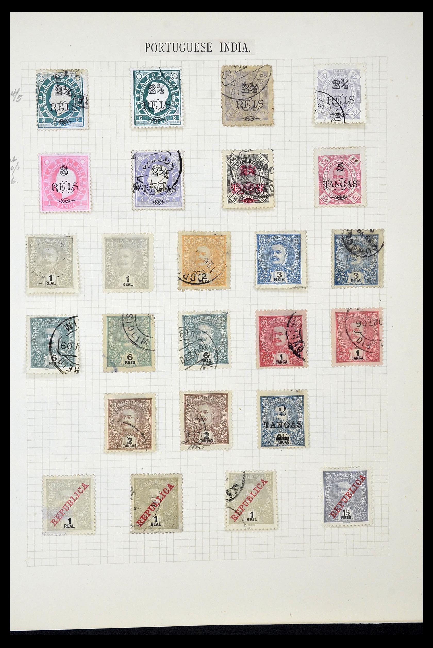 34922 016 - Postzegelverzameling 34922 Portugese koloniën 1871-1951.