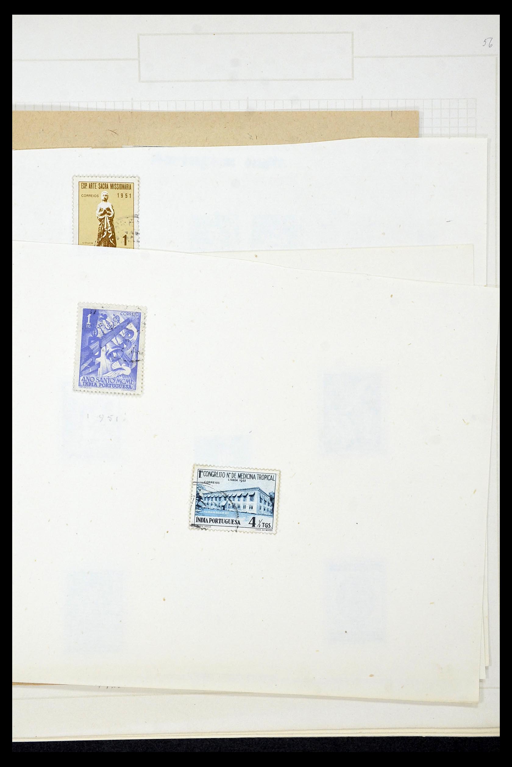 34922 021 - Postzegelverzameling 34922 Portugese koloniën 1871-1951.