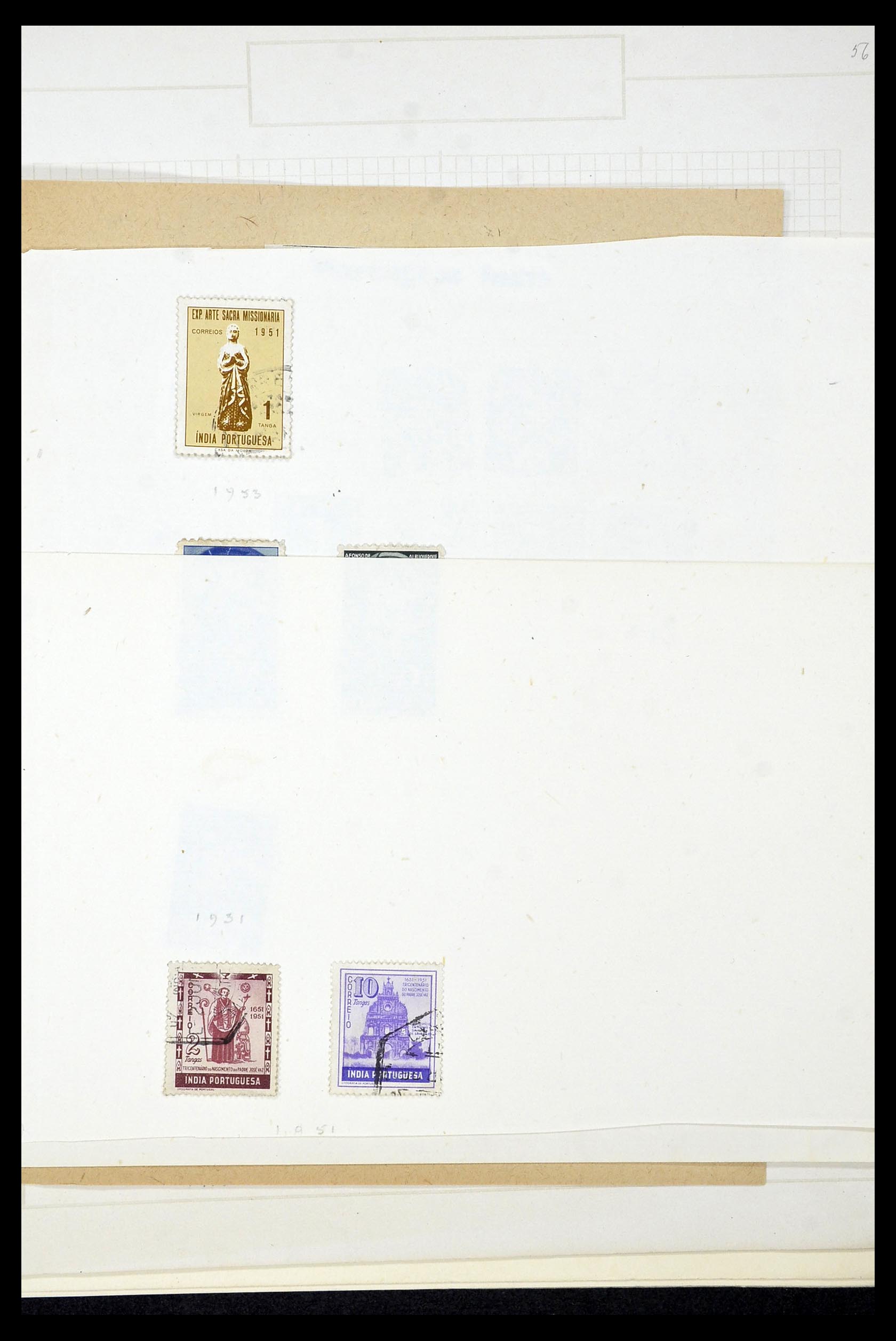 34922 023 - Postzegelverzameling 34922 Portugese koloniën 1871-1951.