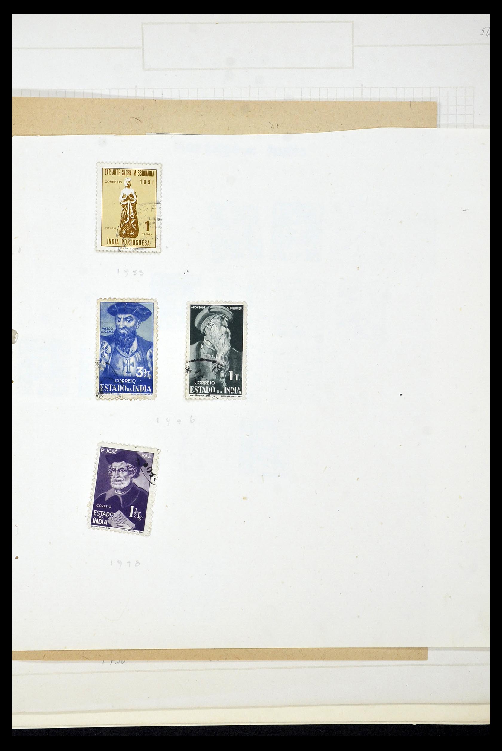 34922 024 - Postzegelverzameling 34922 Portugese koloniën 1871-1951.