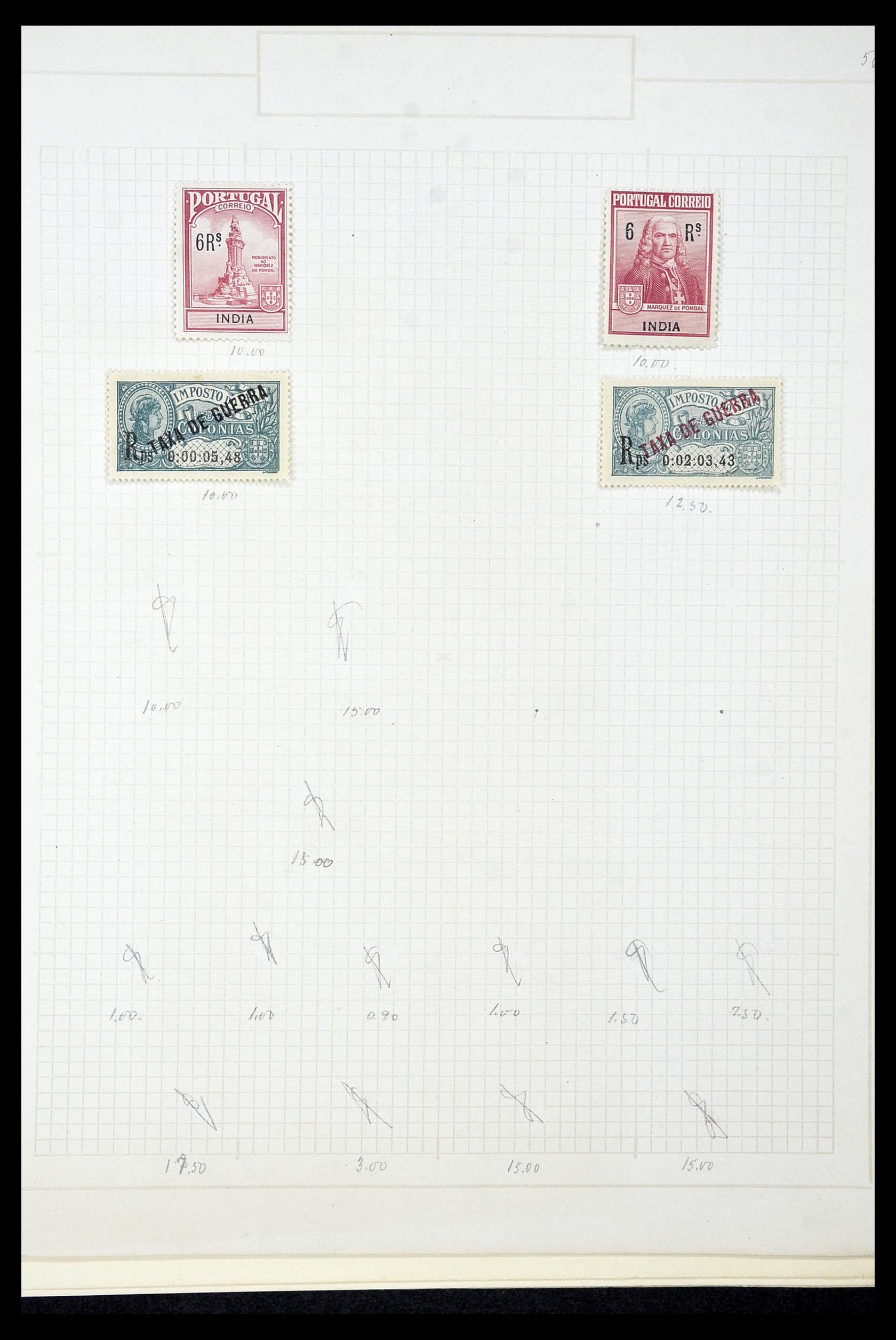 34922 026 - Postzegelverzameling 34922 Portugese koloniën 1871-1951.