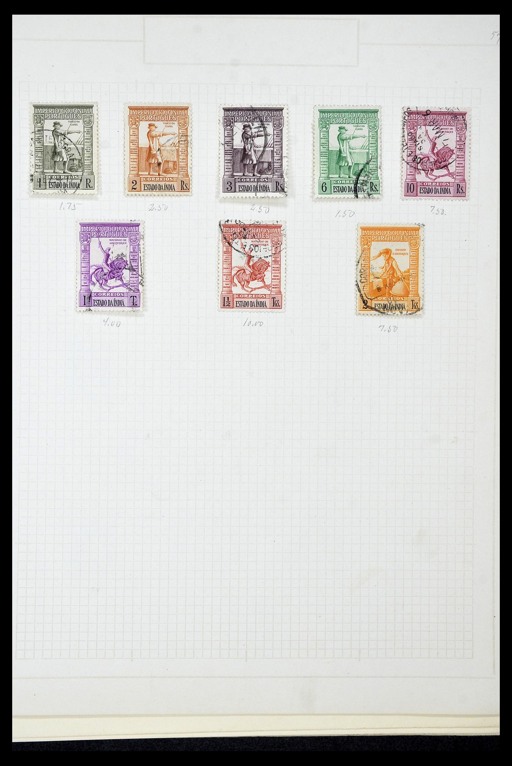 34922 027 - Postzegelverzameling 34922 Portugese koloniën 1871-1951.