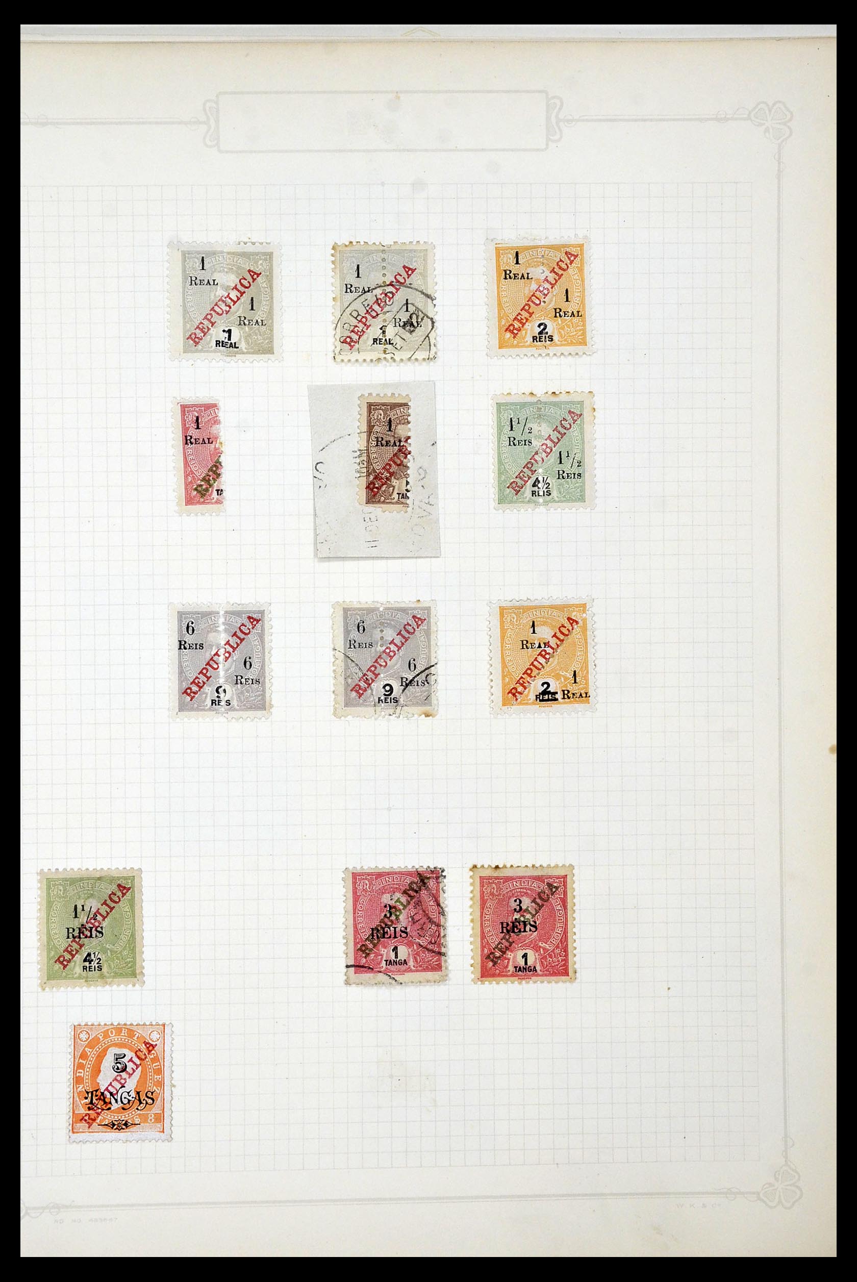34922 032 - Postzegelverzameling 34922 Portugese koloniën 1871-1951.