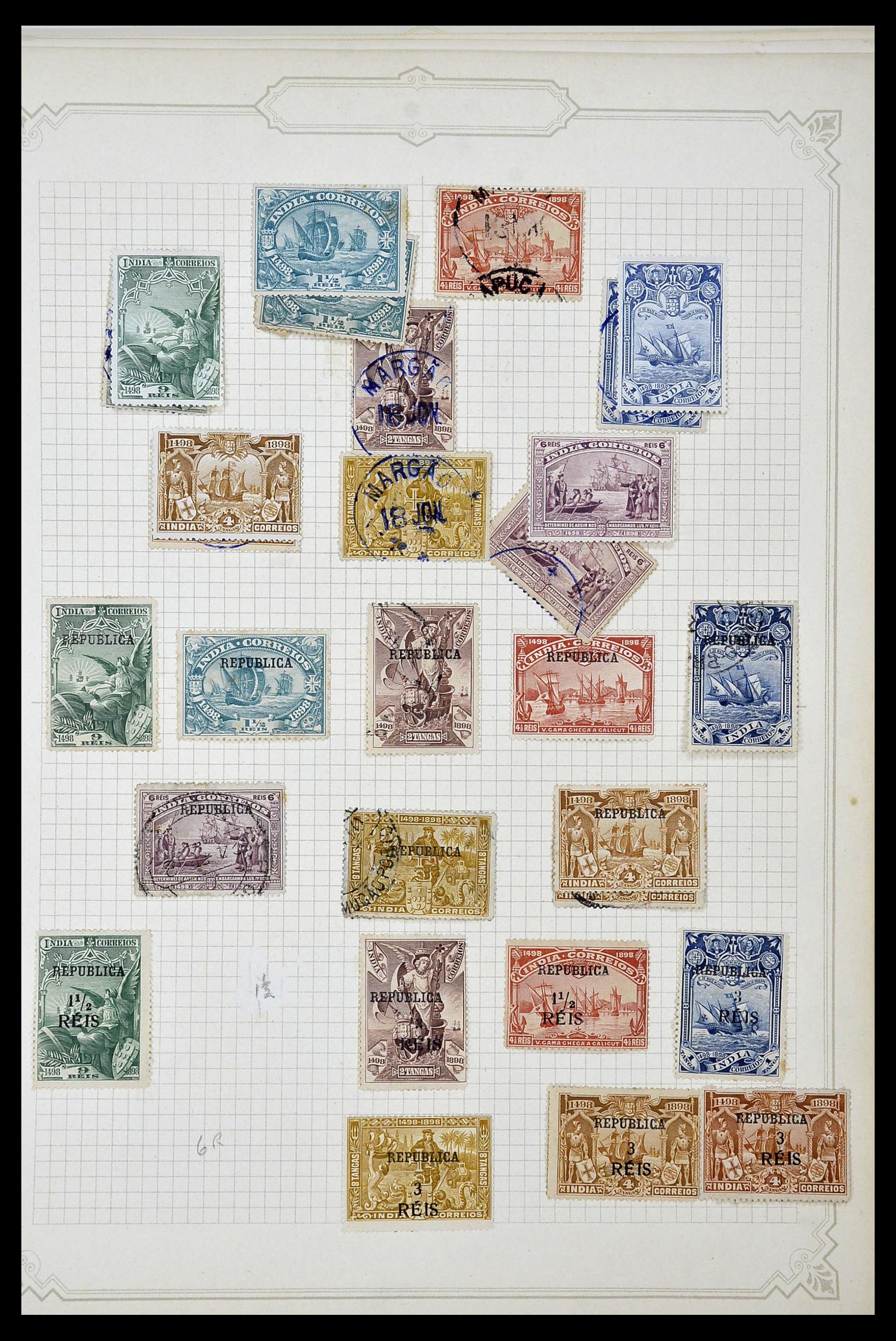 34922 033 - Postzegelverzameling 34922 Portugese koloniën 1871-1951.