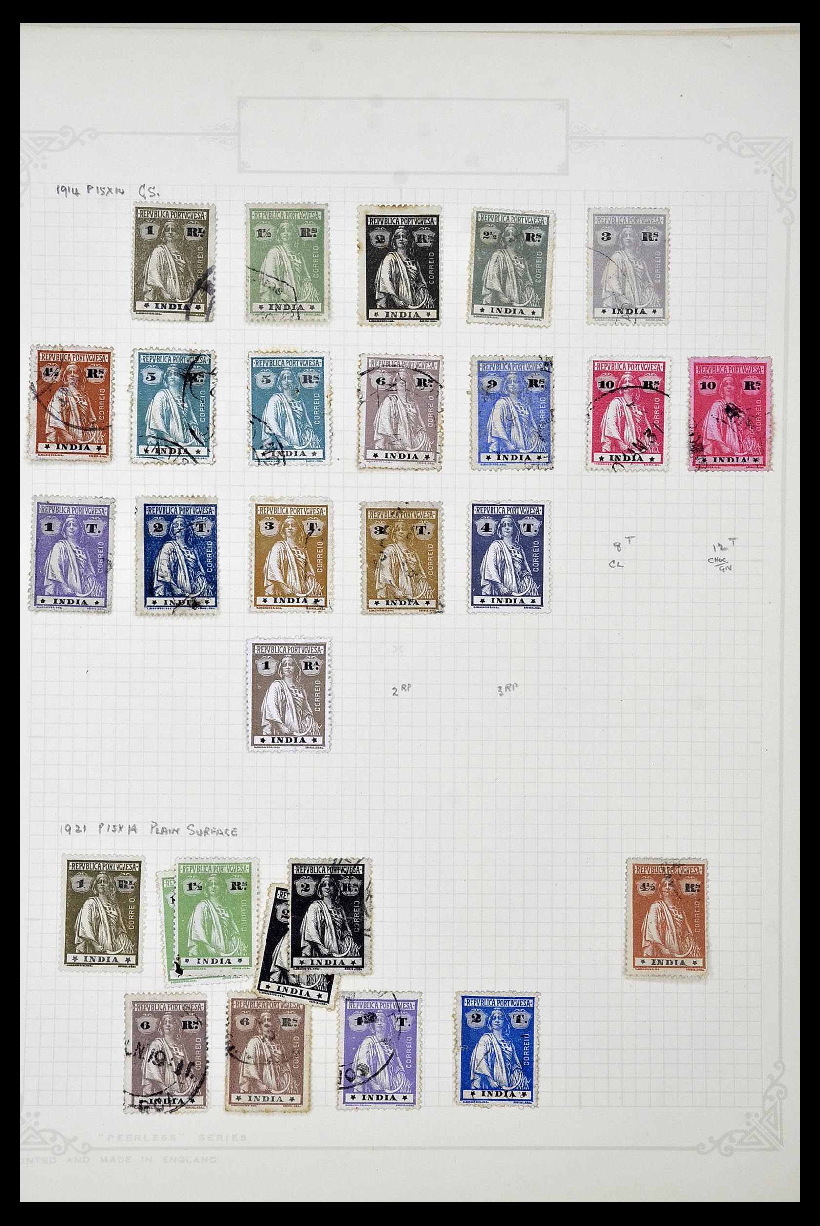 34922 034 - Postzegelverzameling 34922 Portugese koloniën 1871-1951.