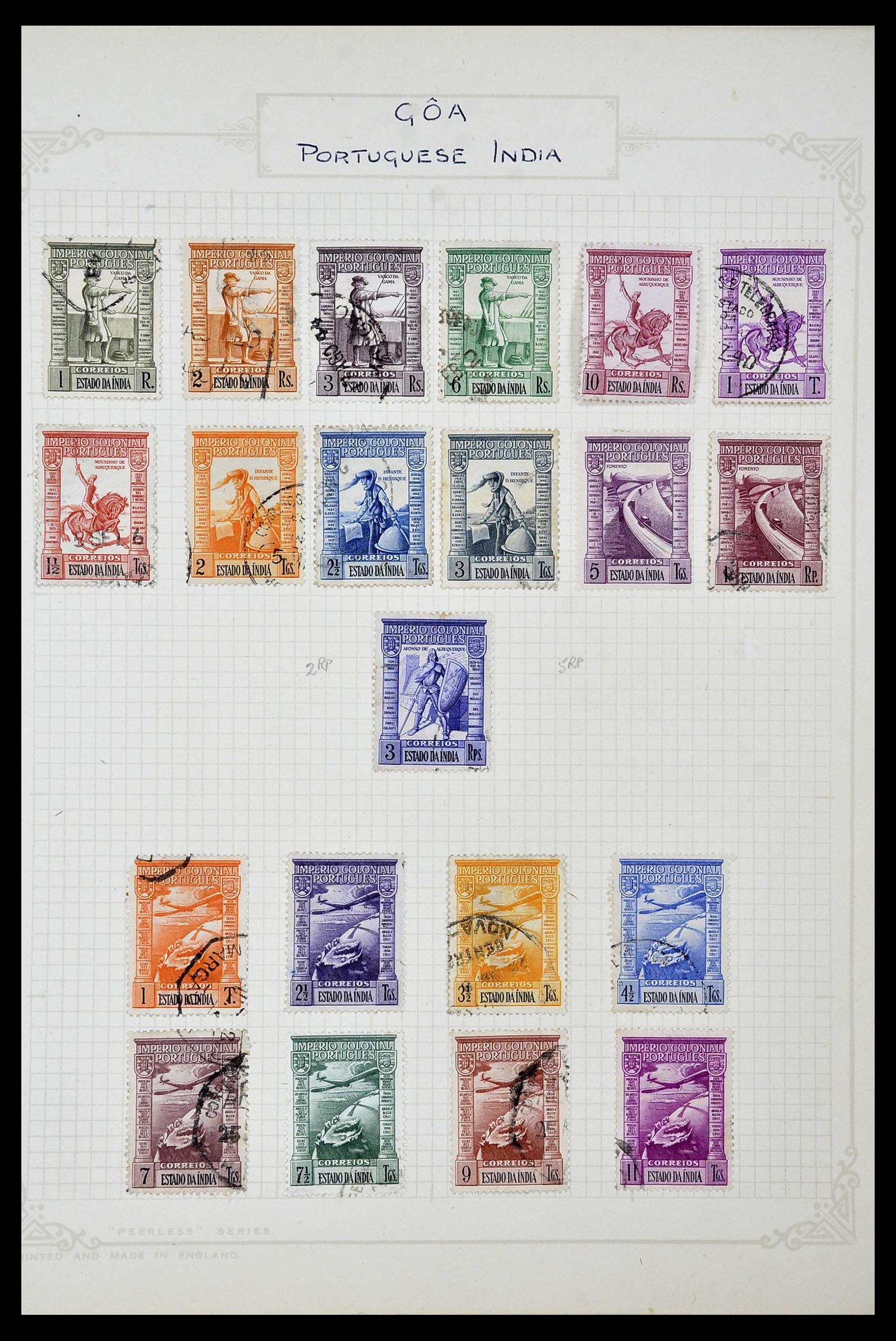 34922 037 - Postzegelverzameling 34922 Portugese koloniën 1871-1951.