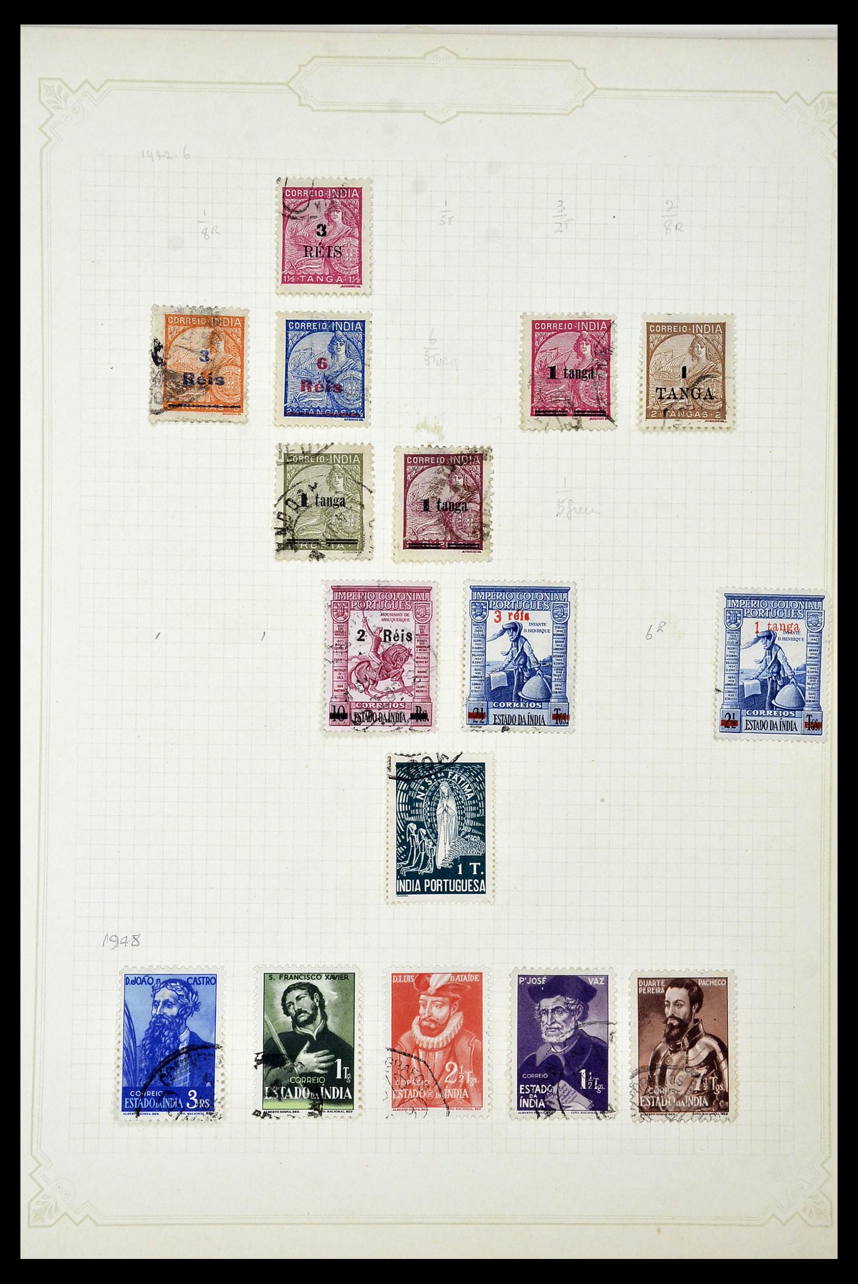 34922 038 - Postzegelverzameling 34922 Portugese koloniën 1871-1951.