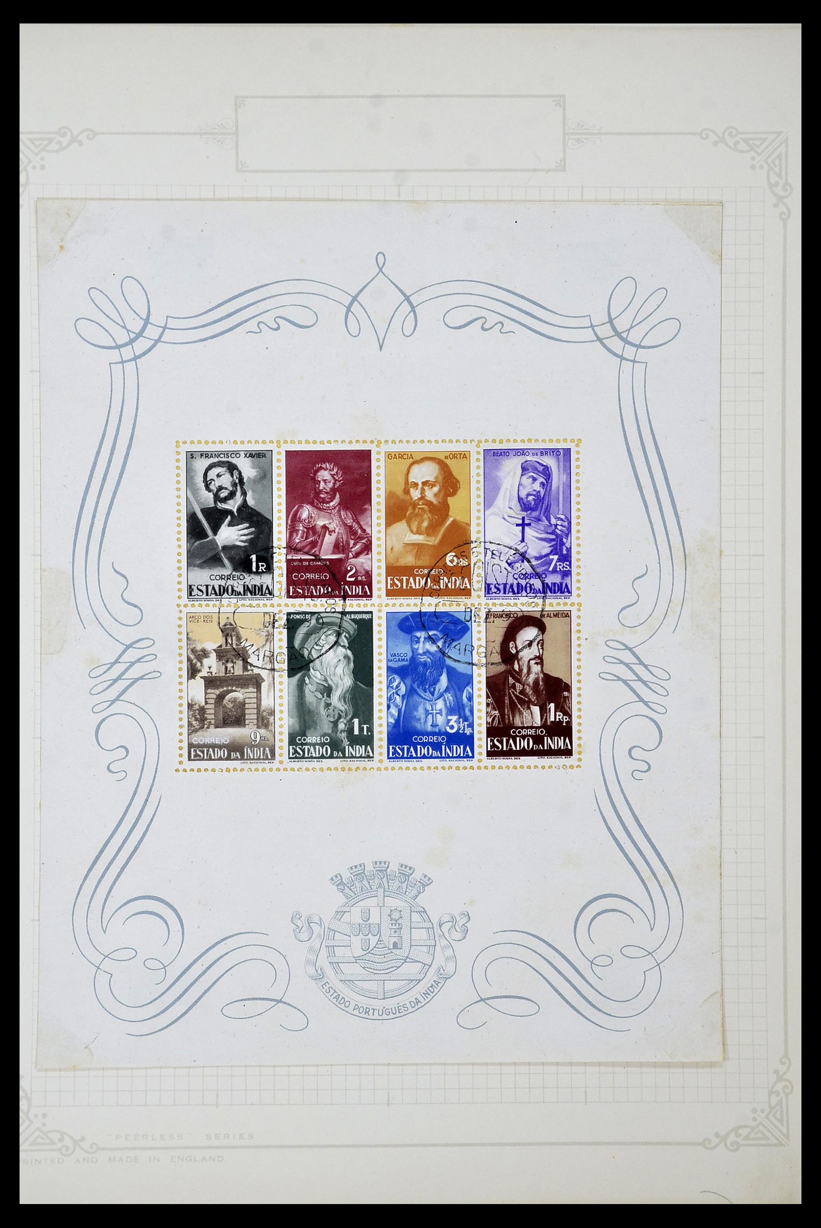 34922 041 - Postzegelverzameling 34922 Portugese koloniën 1871-1951.