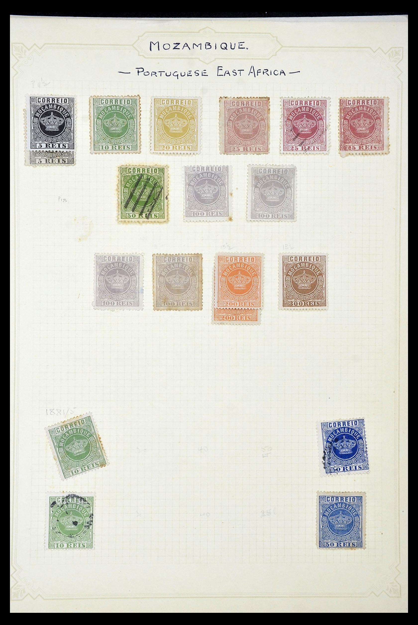 34922 045 - Postzegelverzameling 34922 Portugese koloniën 1871-1951.