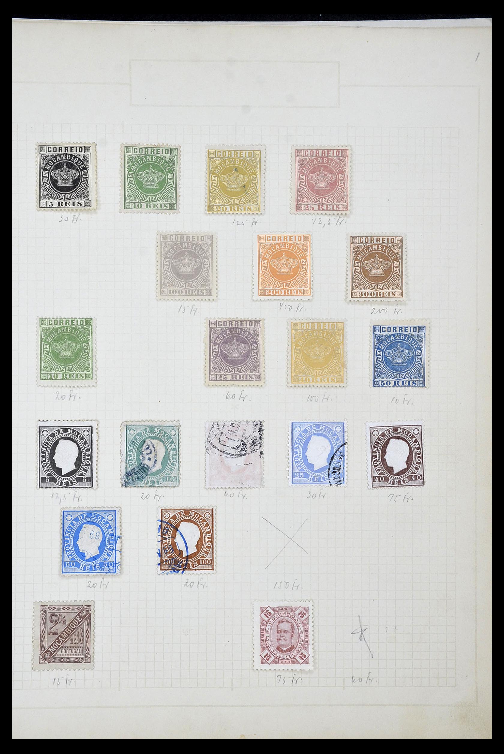 34922 046 - Postzegelverzameling 34922 Portugese koloniën 1871-1951.