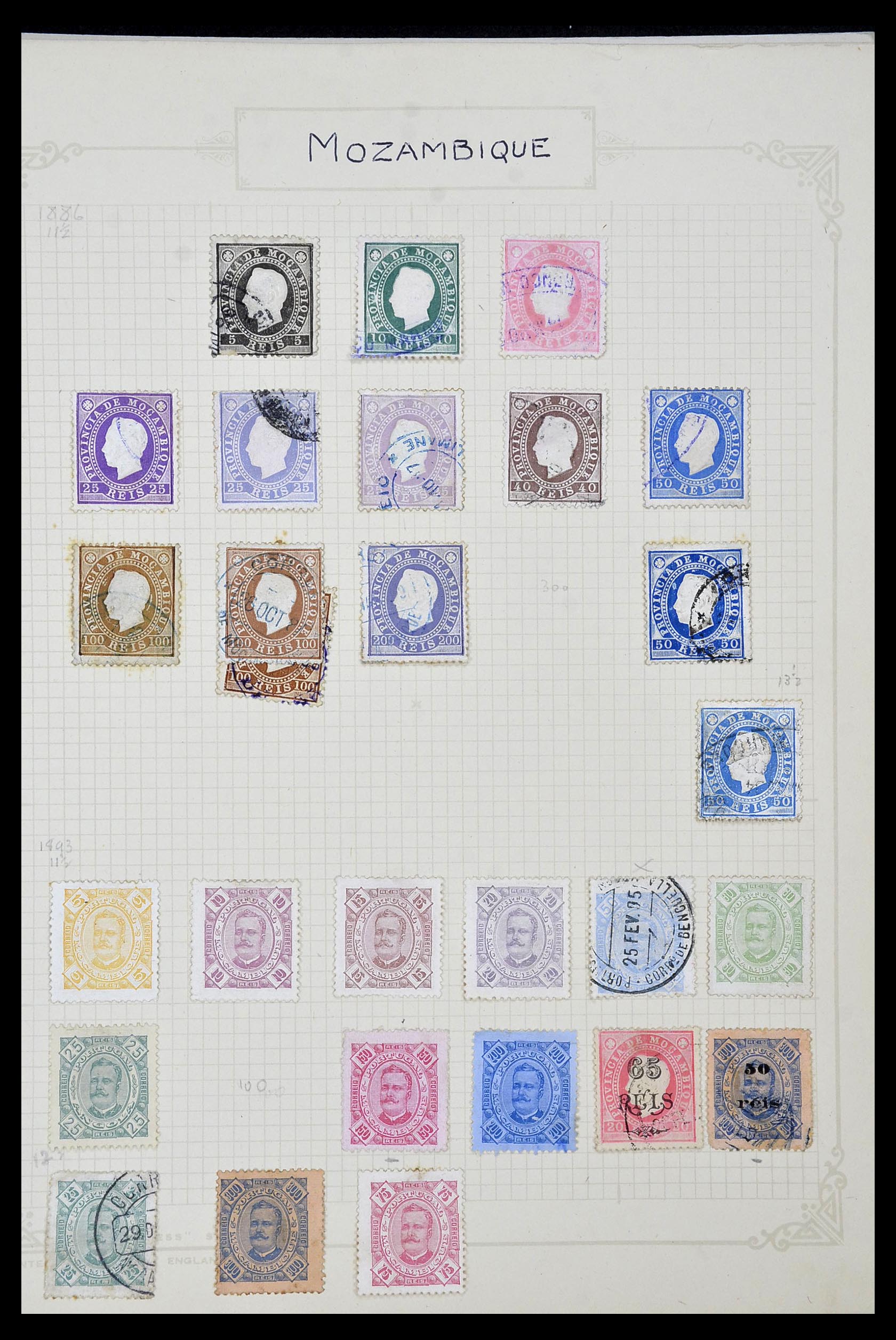 34922 048 - Postzegelverzameling 34922 Portugese koloniën 1871-1951.