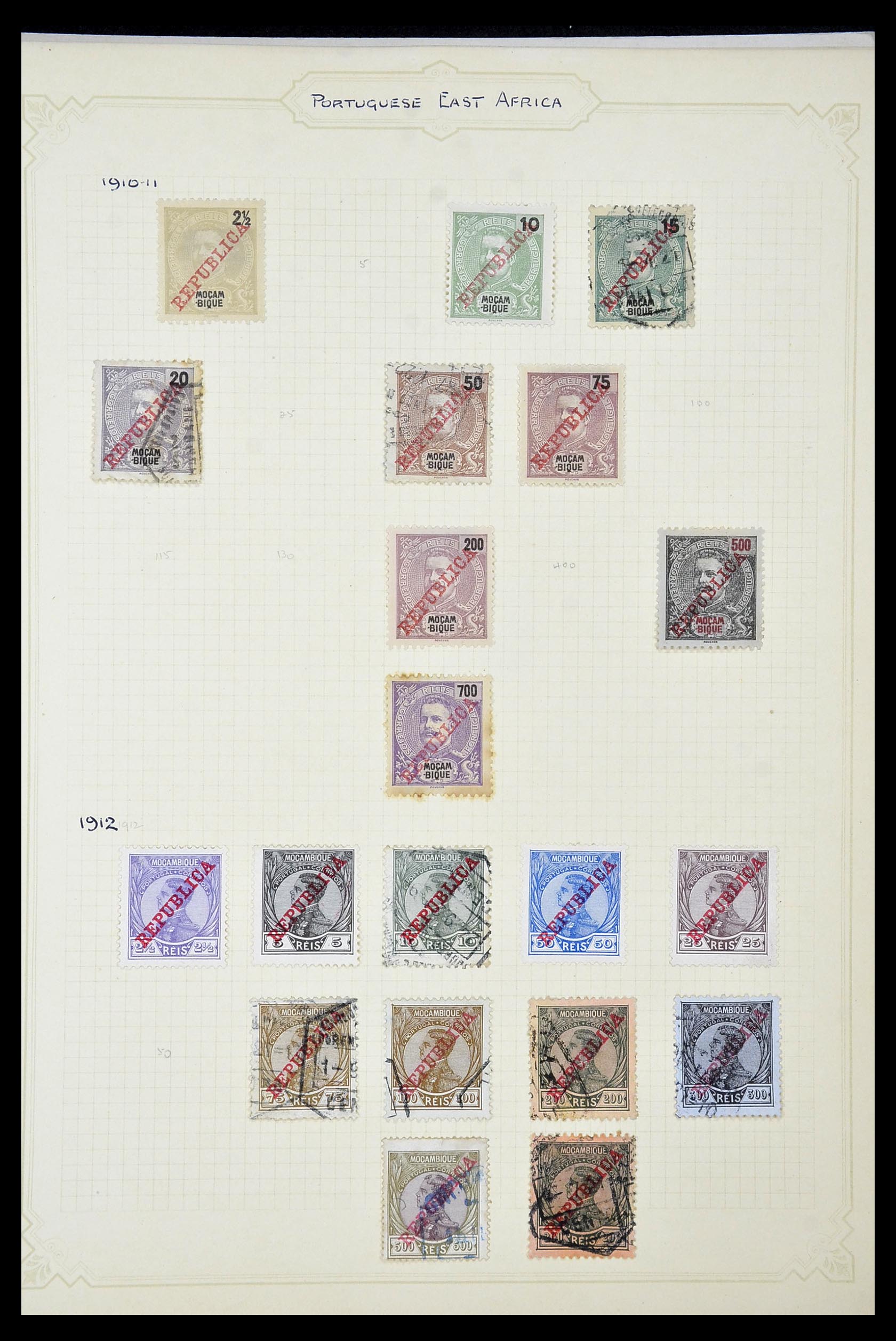 34922 050 - Postzegelverzameling 34922 Portugese koloniën 1871-1951.