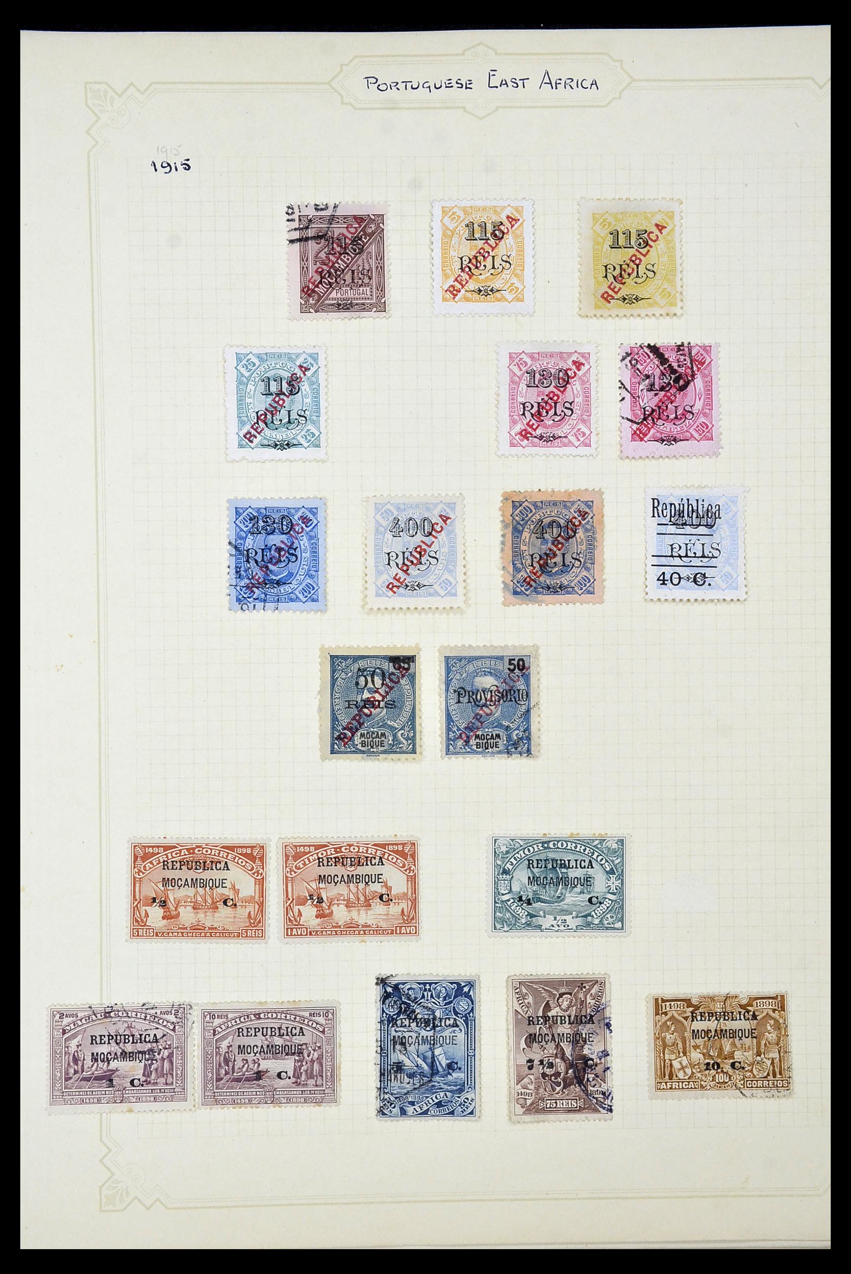 34922 053 - Postzegelverzameling 34922 Portugese koloniën 1871-1951.