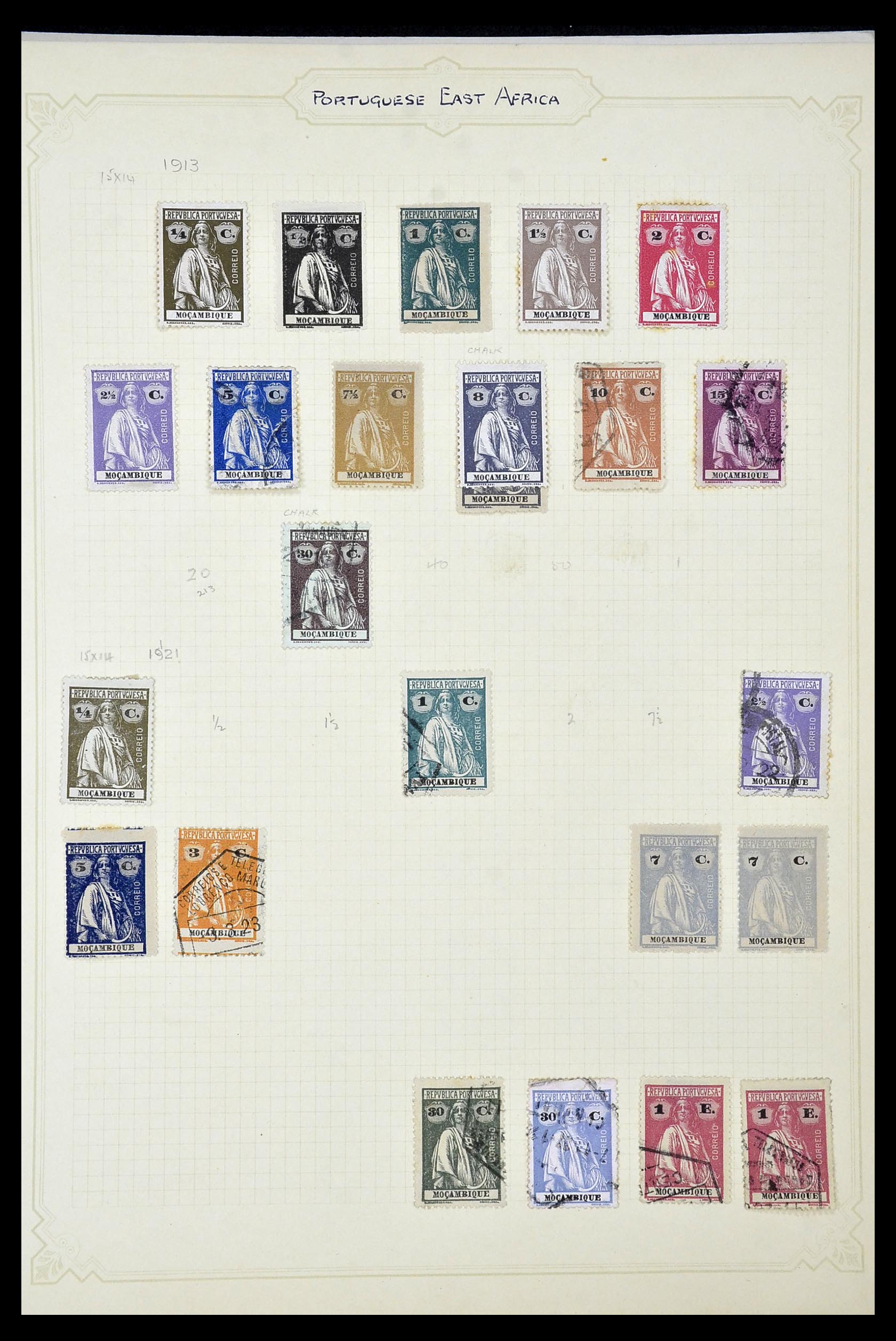 34922 056 - Postzegelverzameling 34922 Portugese koloniën 1871-1951.