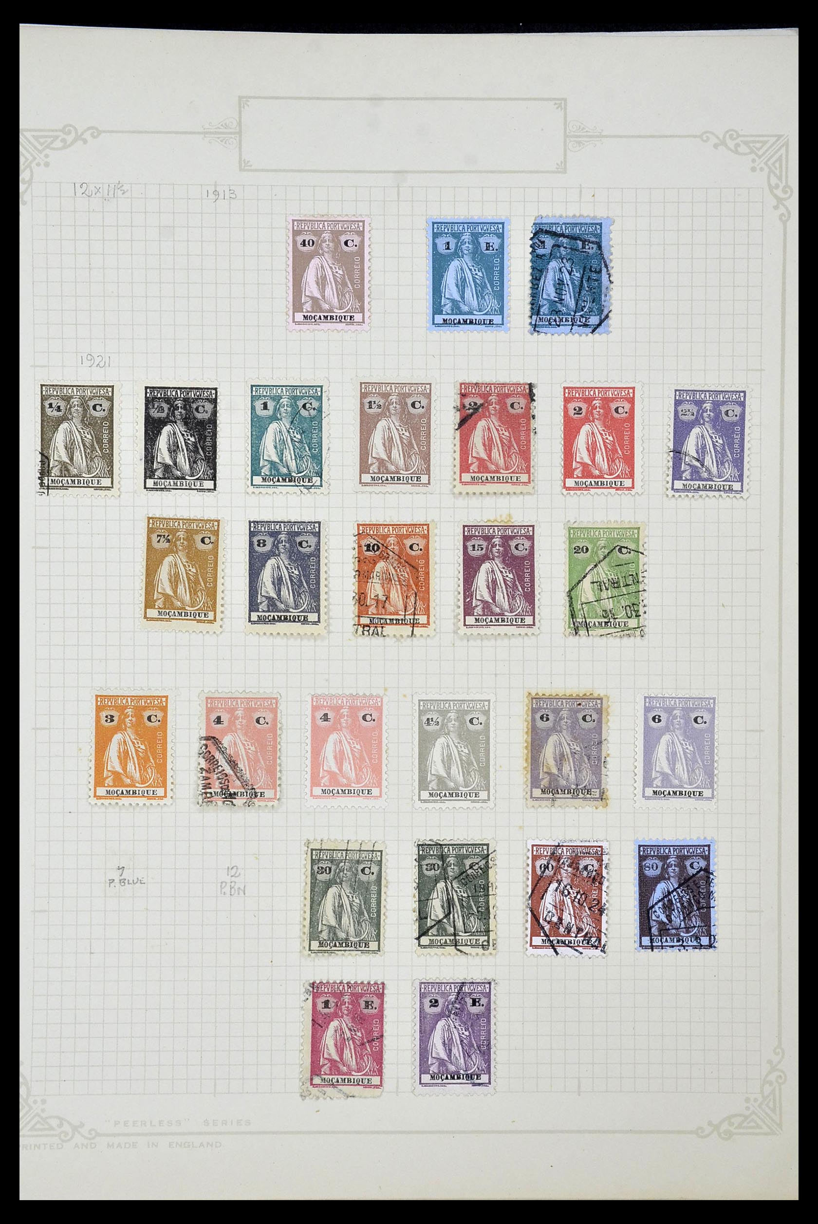 34922 057 - Postzegelverzameling 34922 Portugese koloniën 1871-1951.