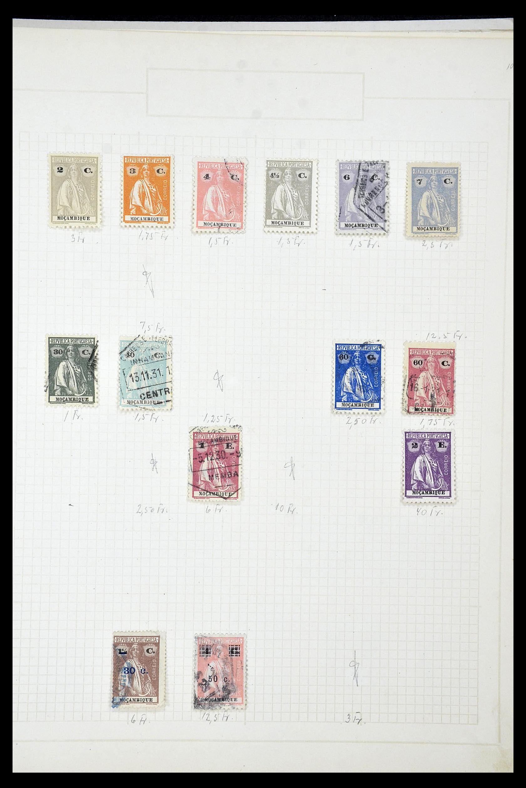 34922 059 - Postzegelverzameling 34922 Portugese koloniën 1871-1951.