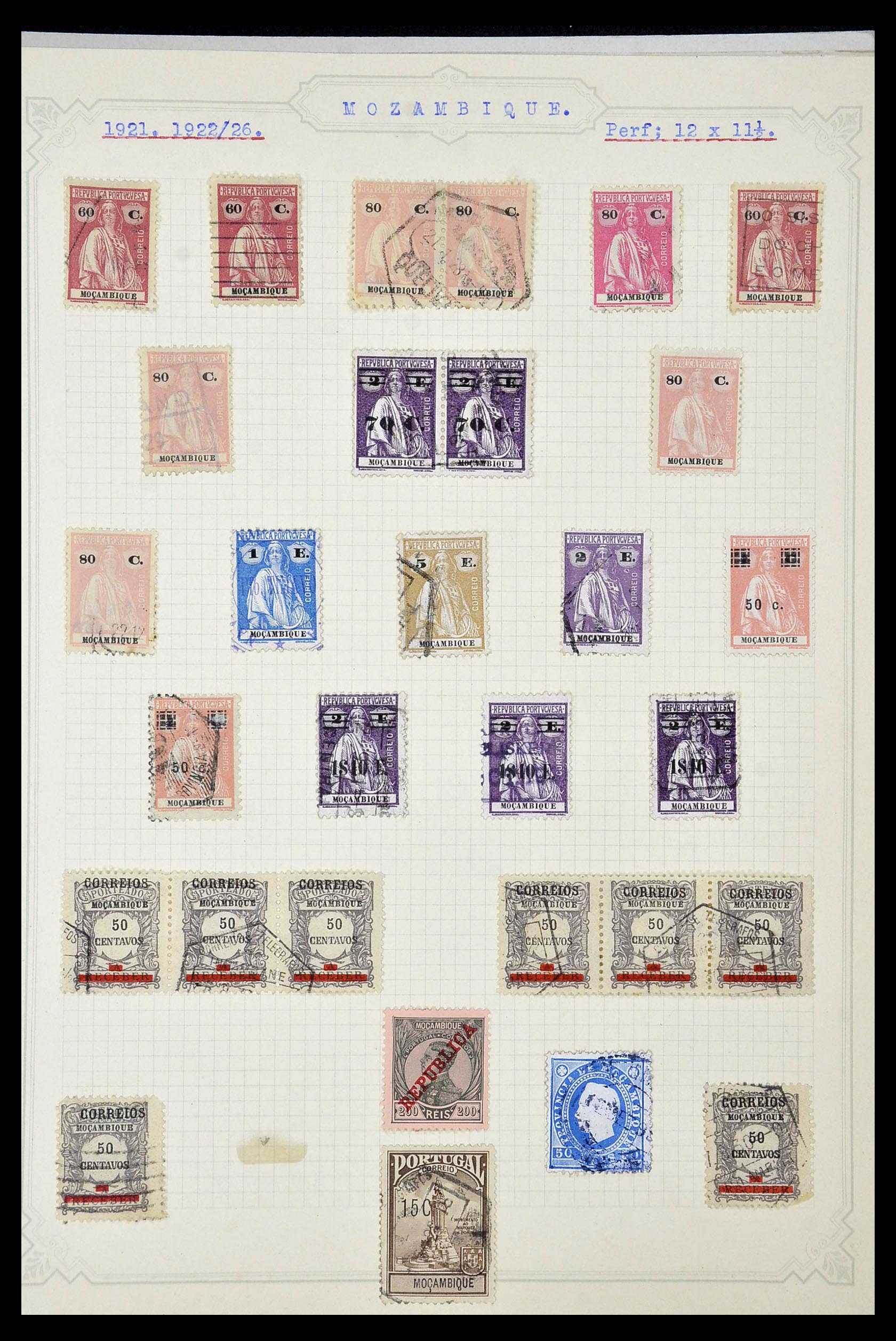 34922 060 - Postzegelverzameling 34922 Portugese koloniën 1871-1951.