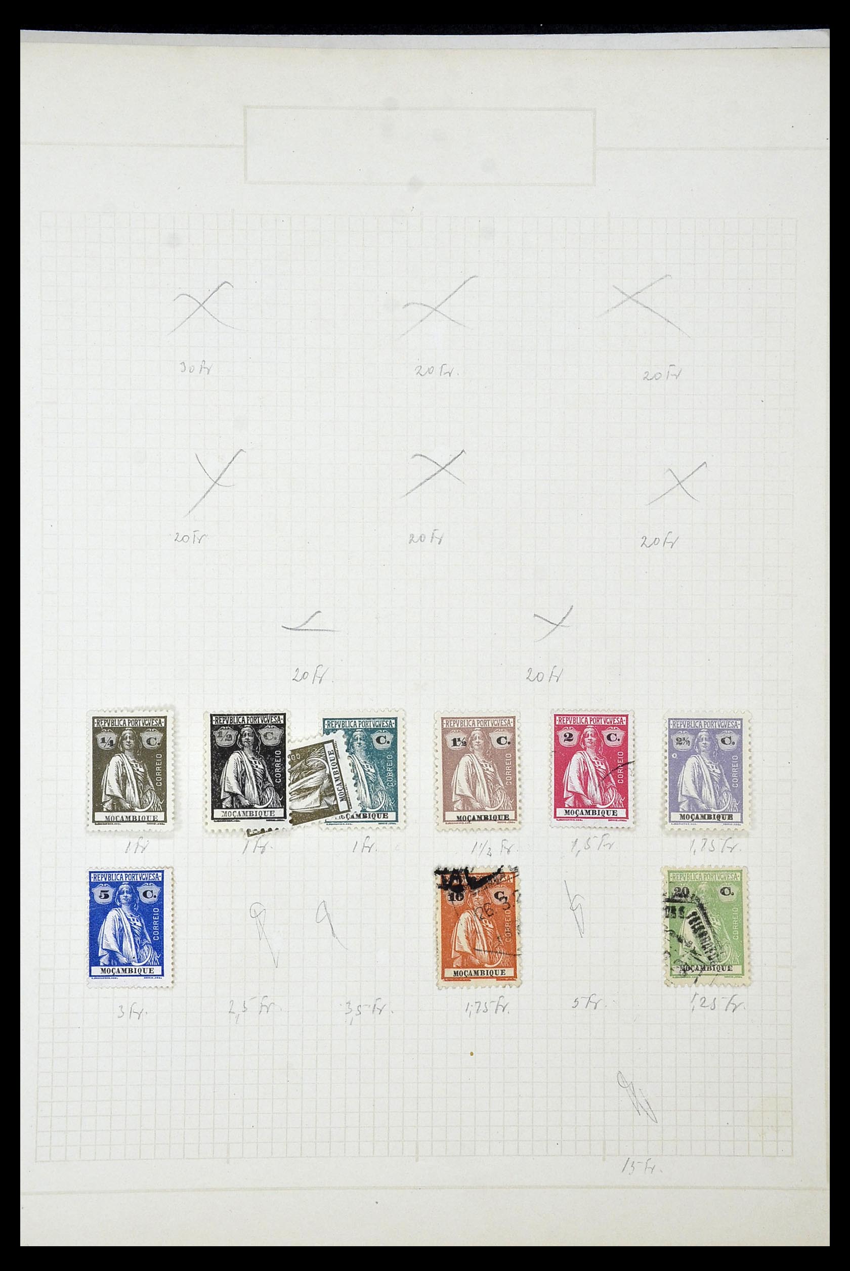 34922 061 - Postzegelverzameling 34922 Portugese koloniën 1871-1951.