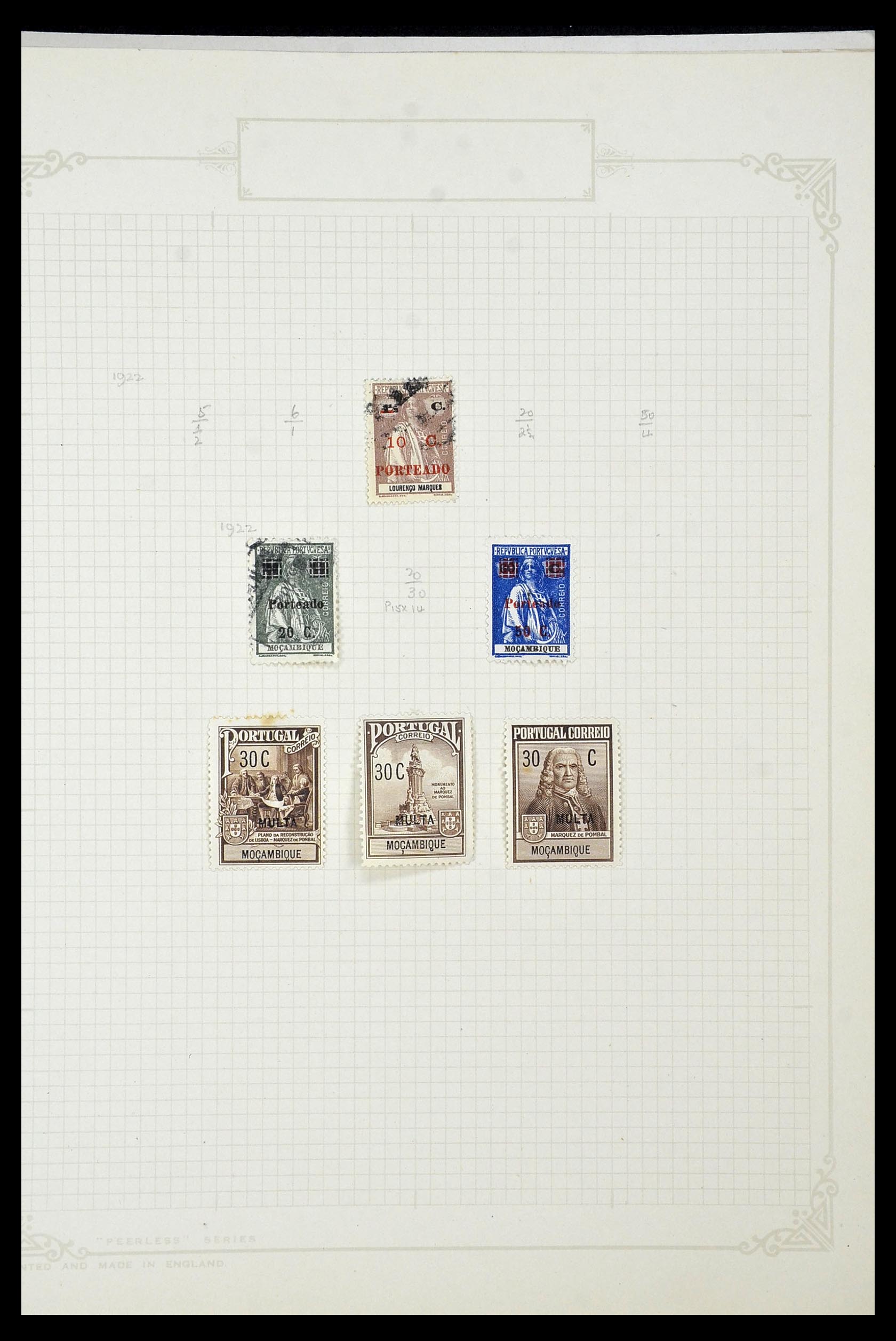 34922 065 - Postzegelverzameling 34922 Portugese koloniën 1871-1951.