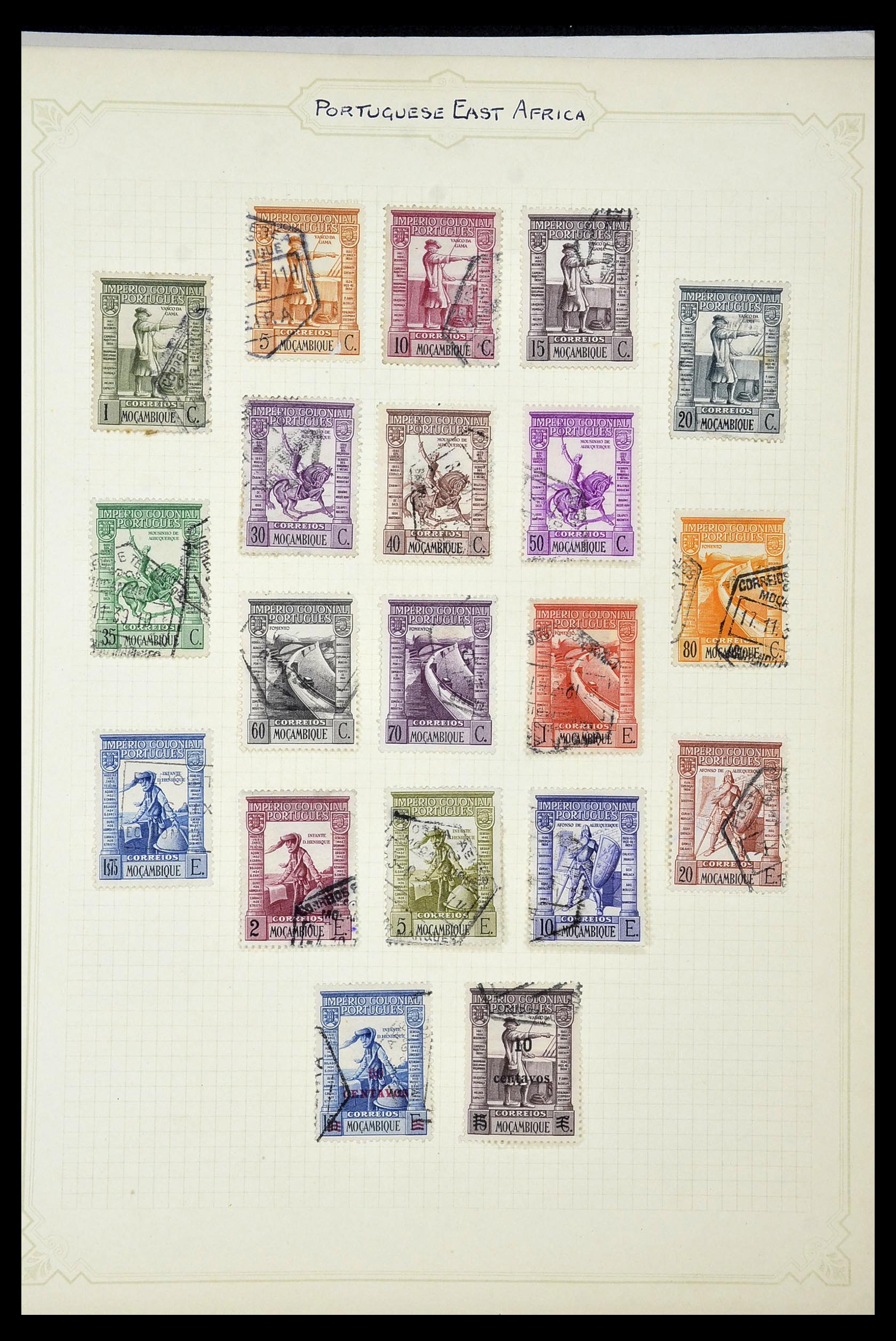 34922 068 - Postzegelverzameling 34922 Portugese koloniën 1871-1951.