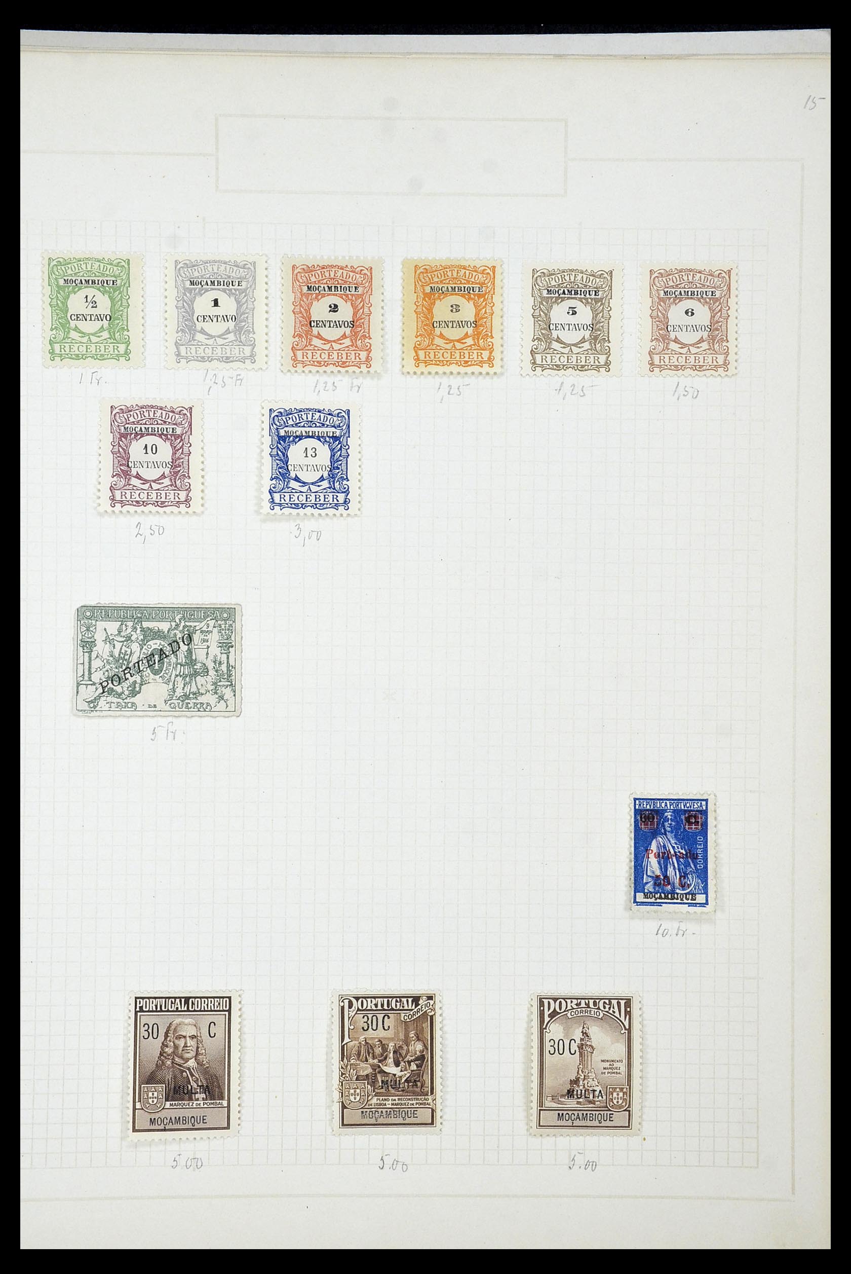 34922 072 - Postzegelverzameling 34922 Portugese koloniën 1871-1951.