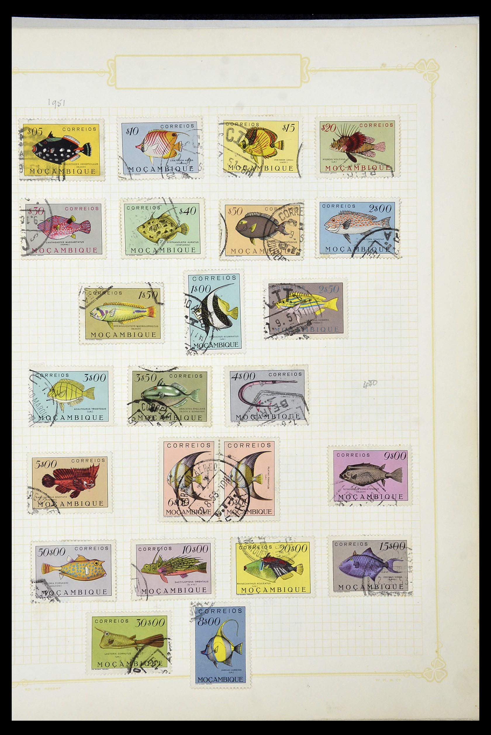 34922 076 - Postzegelverzameling 34922 Portugese koloniën 1871-1951.