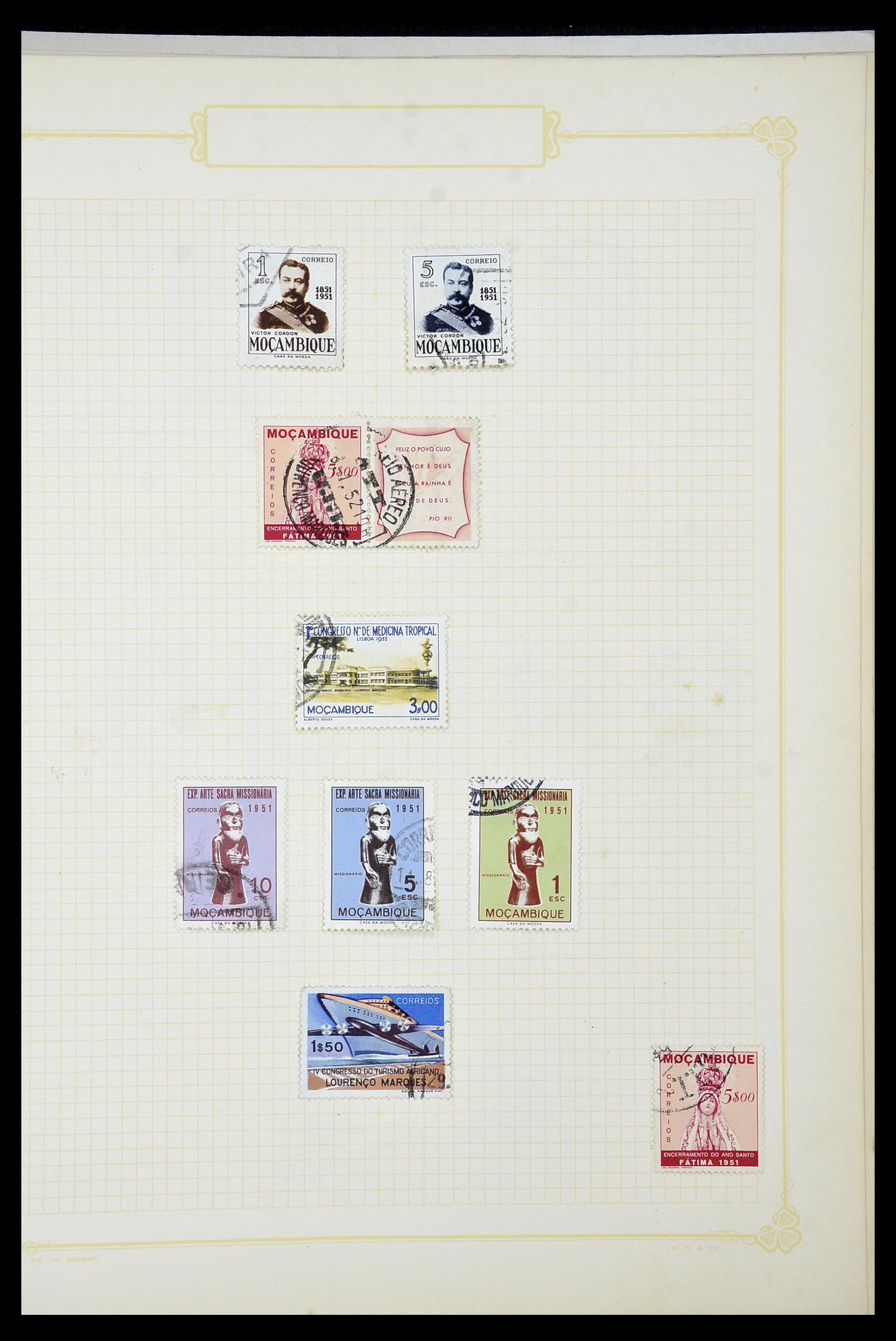 34922 078 - Postzegelverzameling 34922 Portugese koloniën 1871-1951.